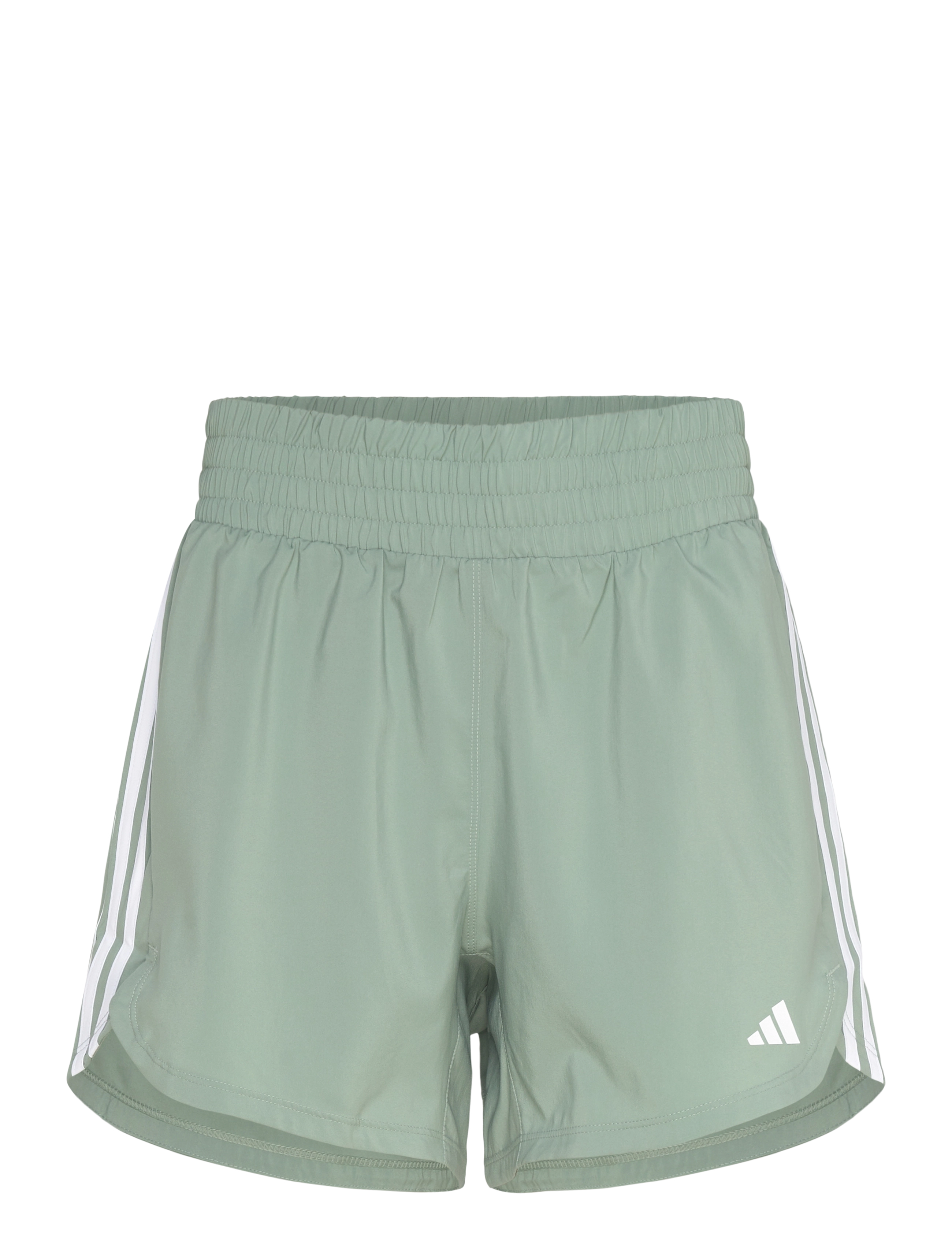 adidas Performance PACER WVN HIGH - Shorts - SILGRN/WHITE / green