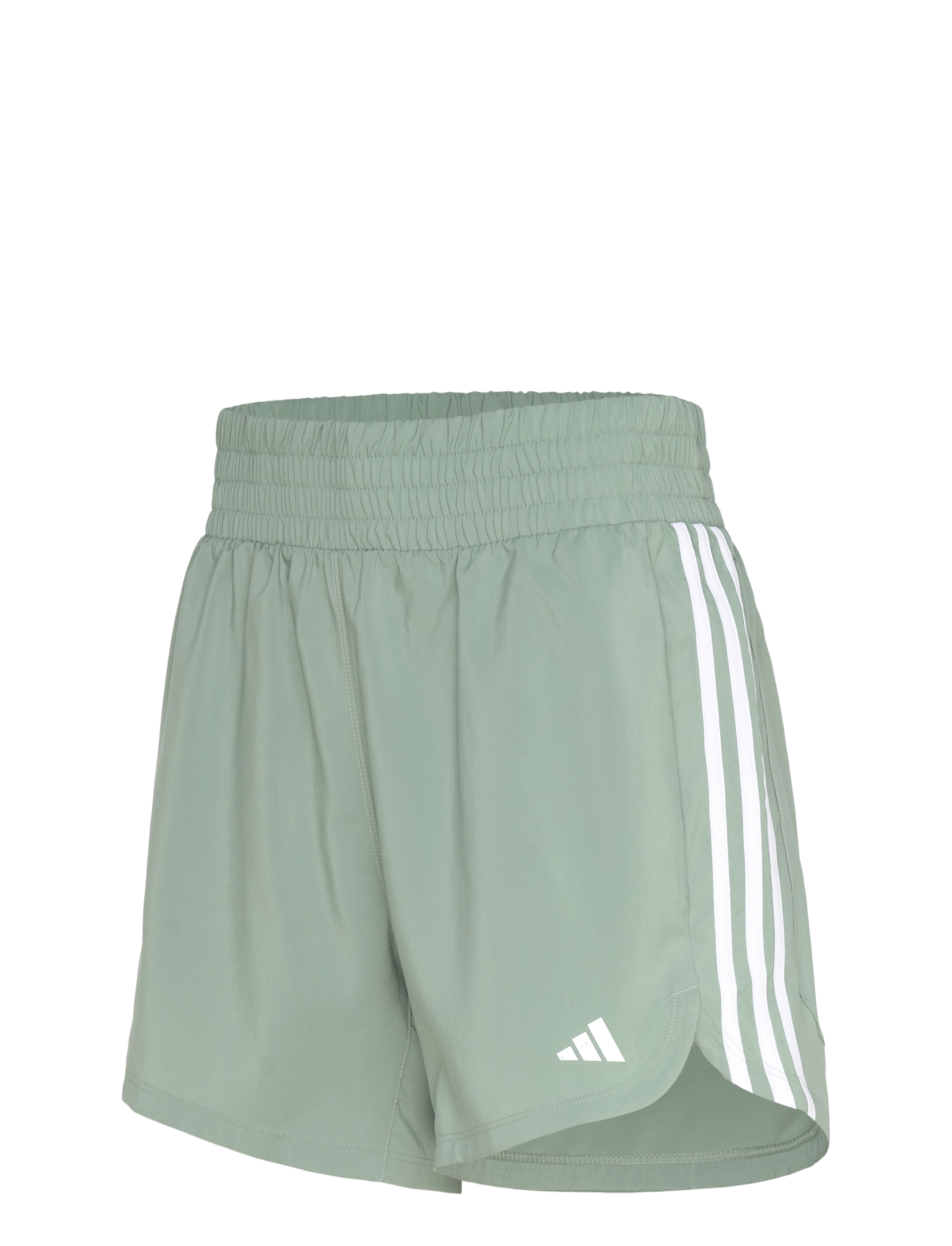 adidas Performance - PACER WVN HIGH - träningsshorts - silgrn/white - 3