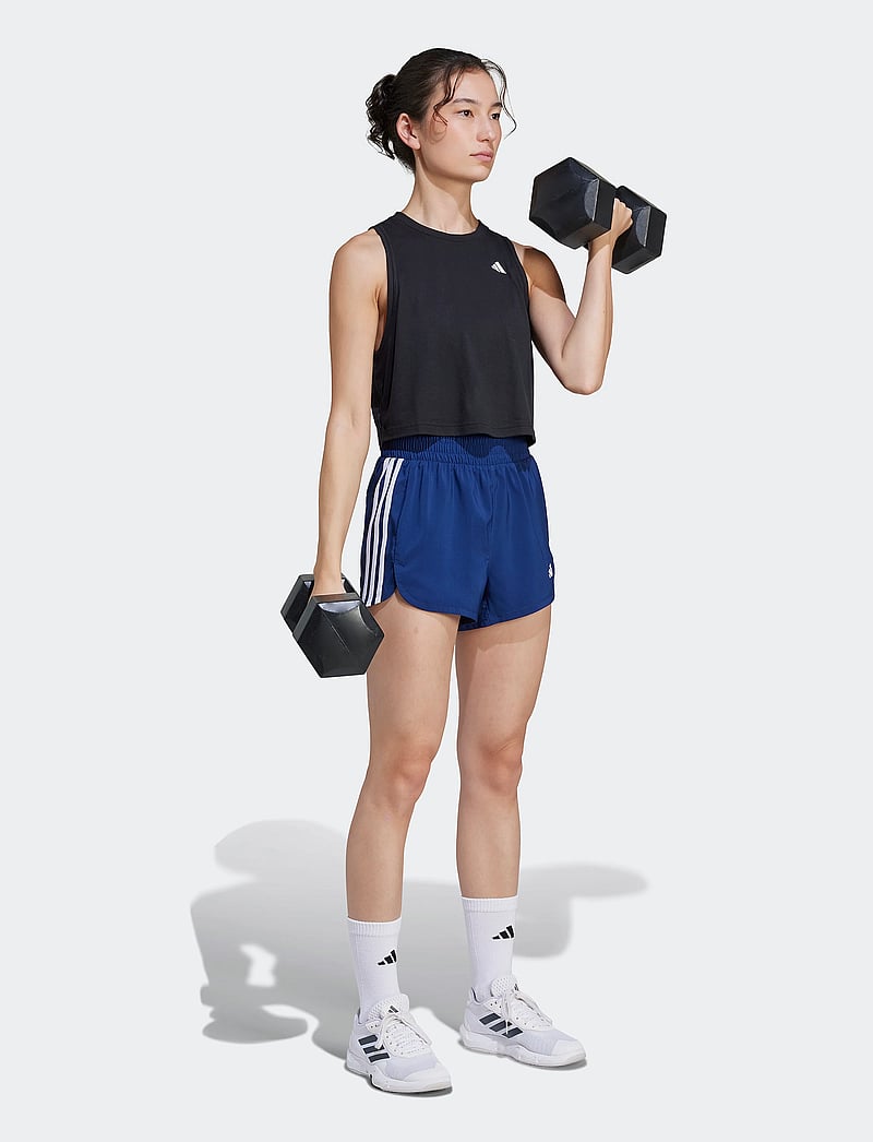 adidas Performance - PACER WVN HIGH - lühikesed treeningpüksid - dkblue/white - 5