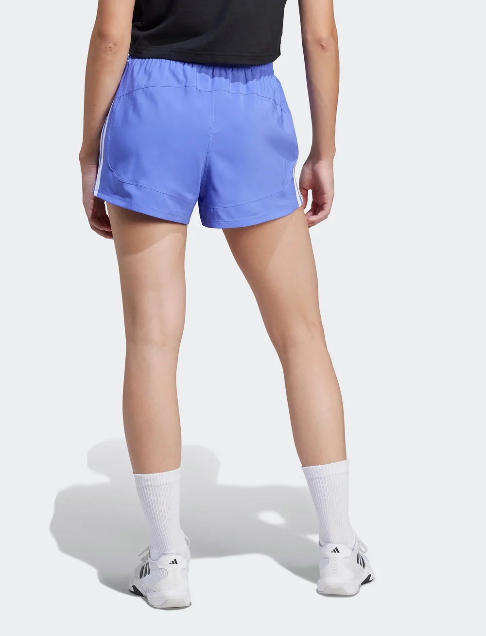 adidas Performance - PACER WVN HIGH - training shorts - secobl/white - 2