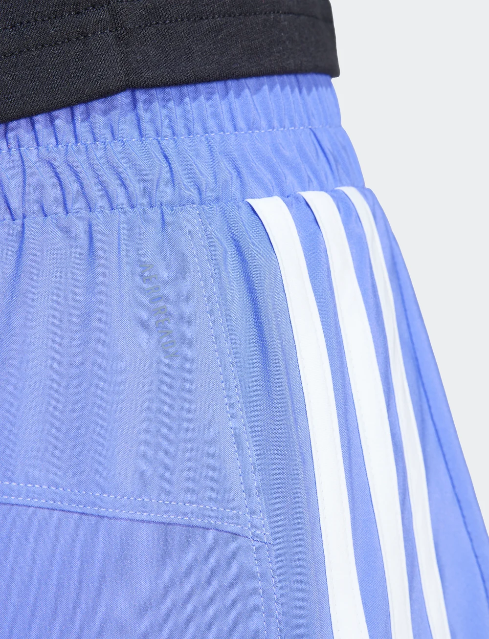 adidas Performance - PACER WVN HIGH - training shorts - secobl/white - 4