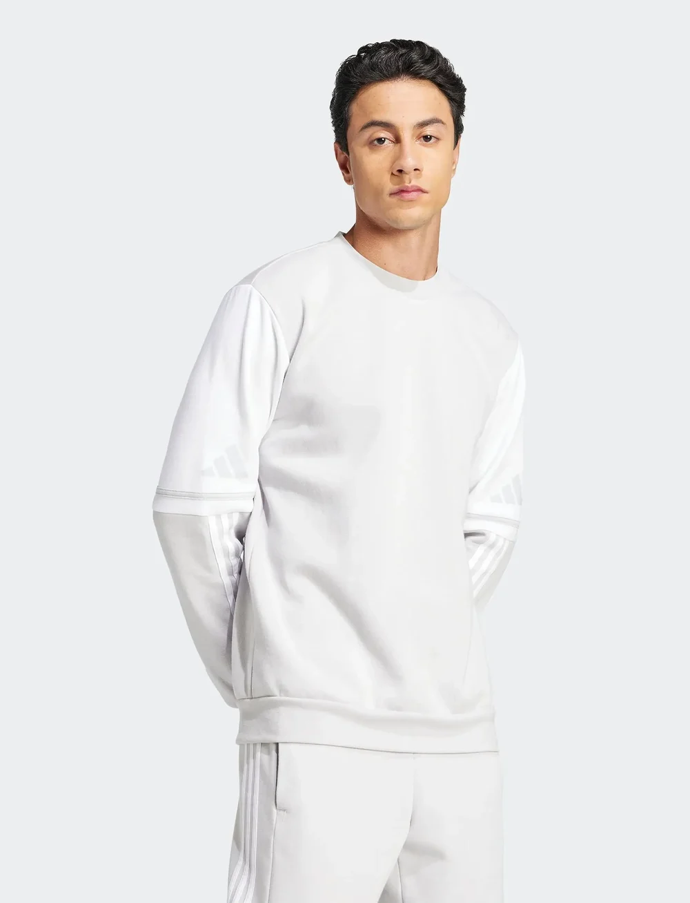adidas Performance - SQ25 SW CREW - sweatshirts - tmlggr/white - 0