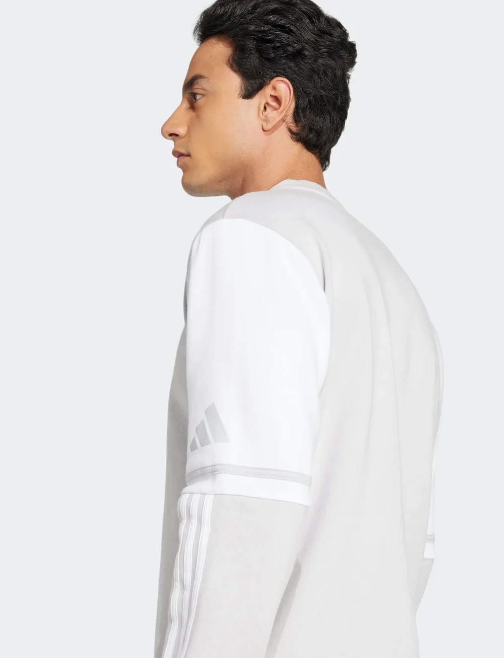 adidas Performance - SQ25 SW CREW - sweatshirts - tmlggr/white - 4
