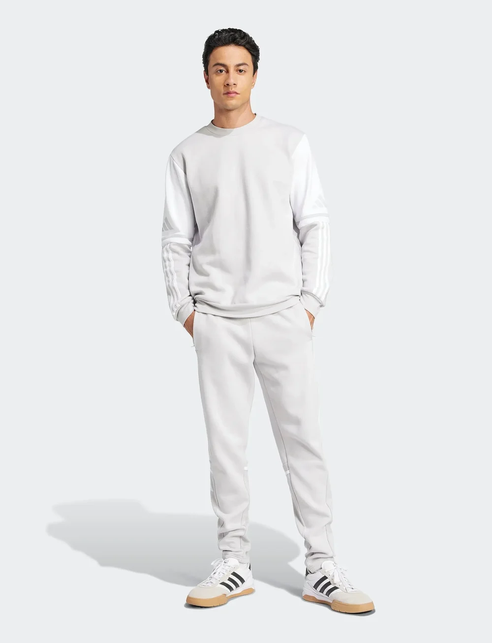 adidas Performance - SQ25 SW CREW - sweatshirts - tmlggr/white - 5
