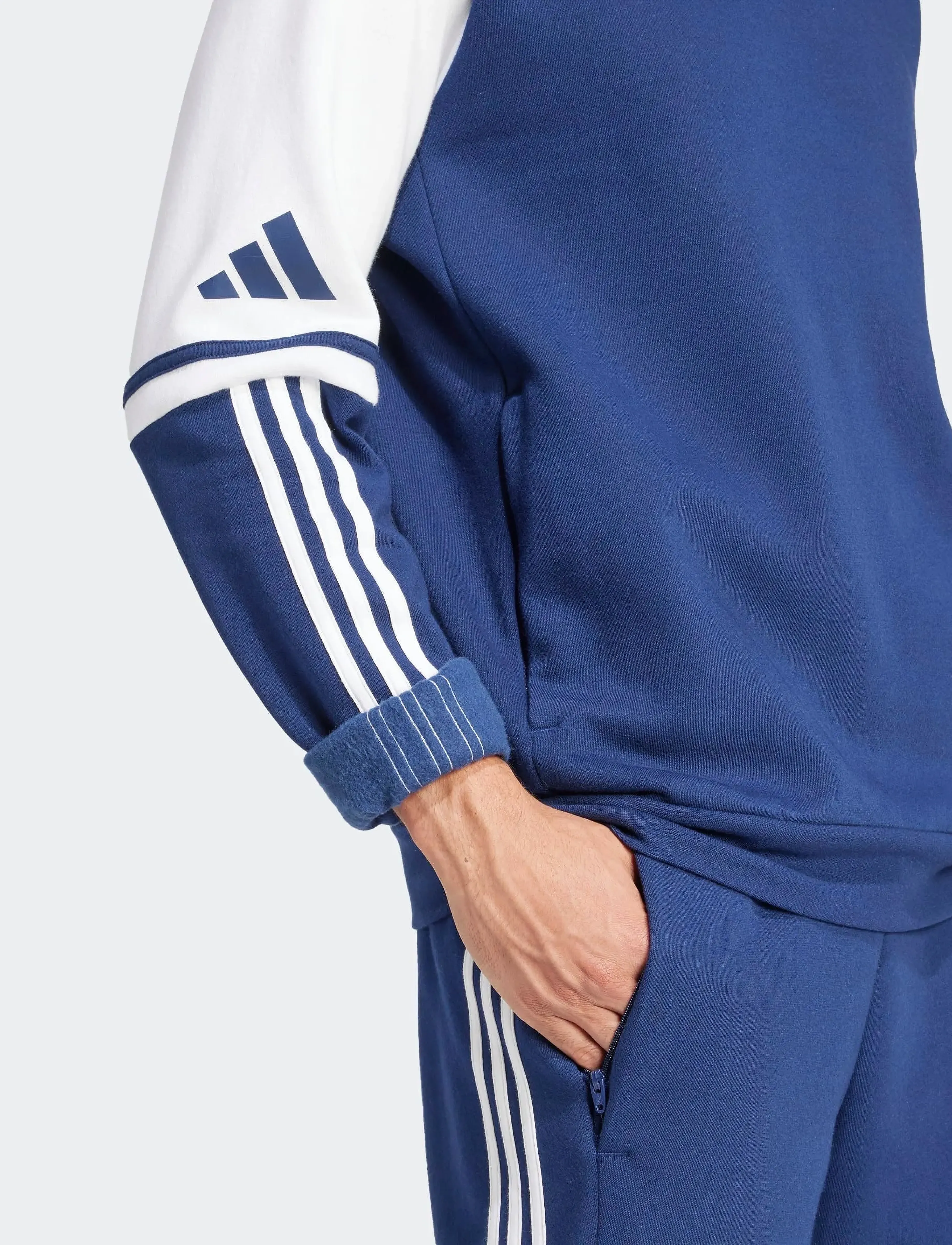 adidas Performance - SQ25 SW HOOD - hoodies - tenabl/white - 5