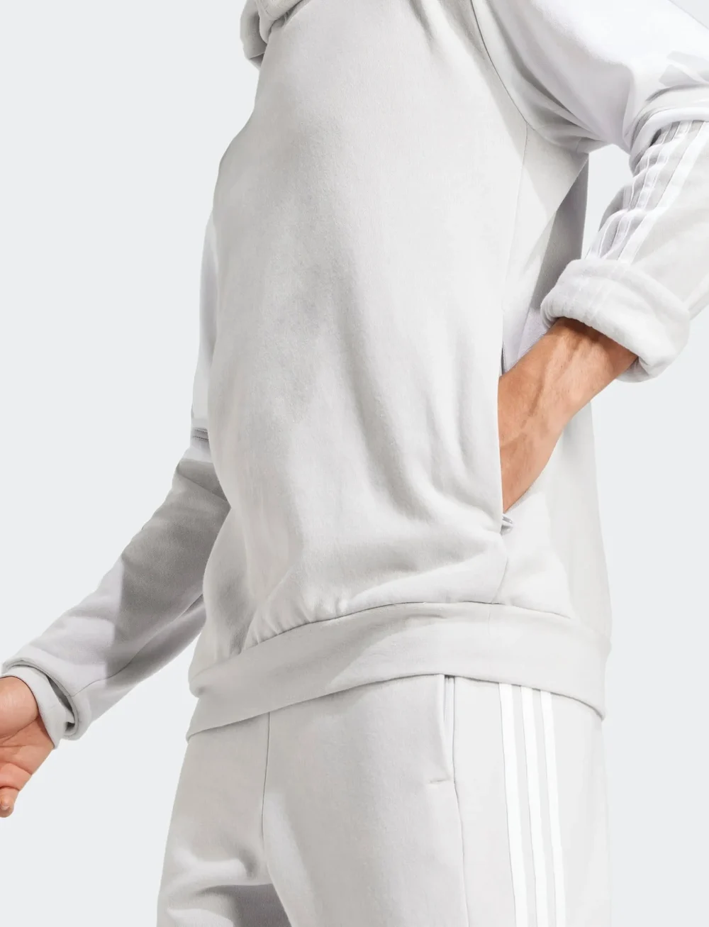 adidas Performance - SQ25 SW HOOD - kapuutsiga dressipluusid - tmlggr/white - 3