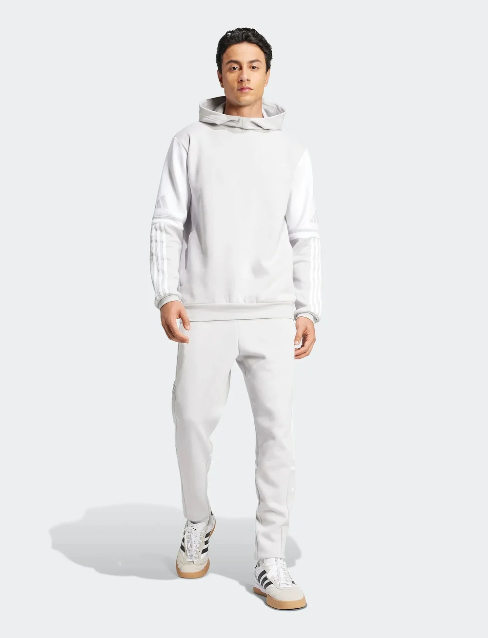 adidas Performance - SQ25 SW HOOD - kapuutsiga dressipluusid - tmlggr/white - 4