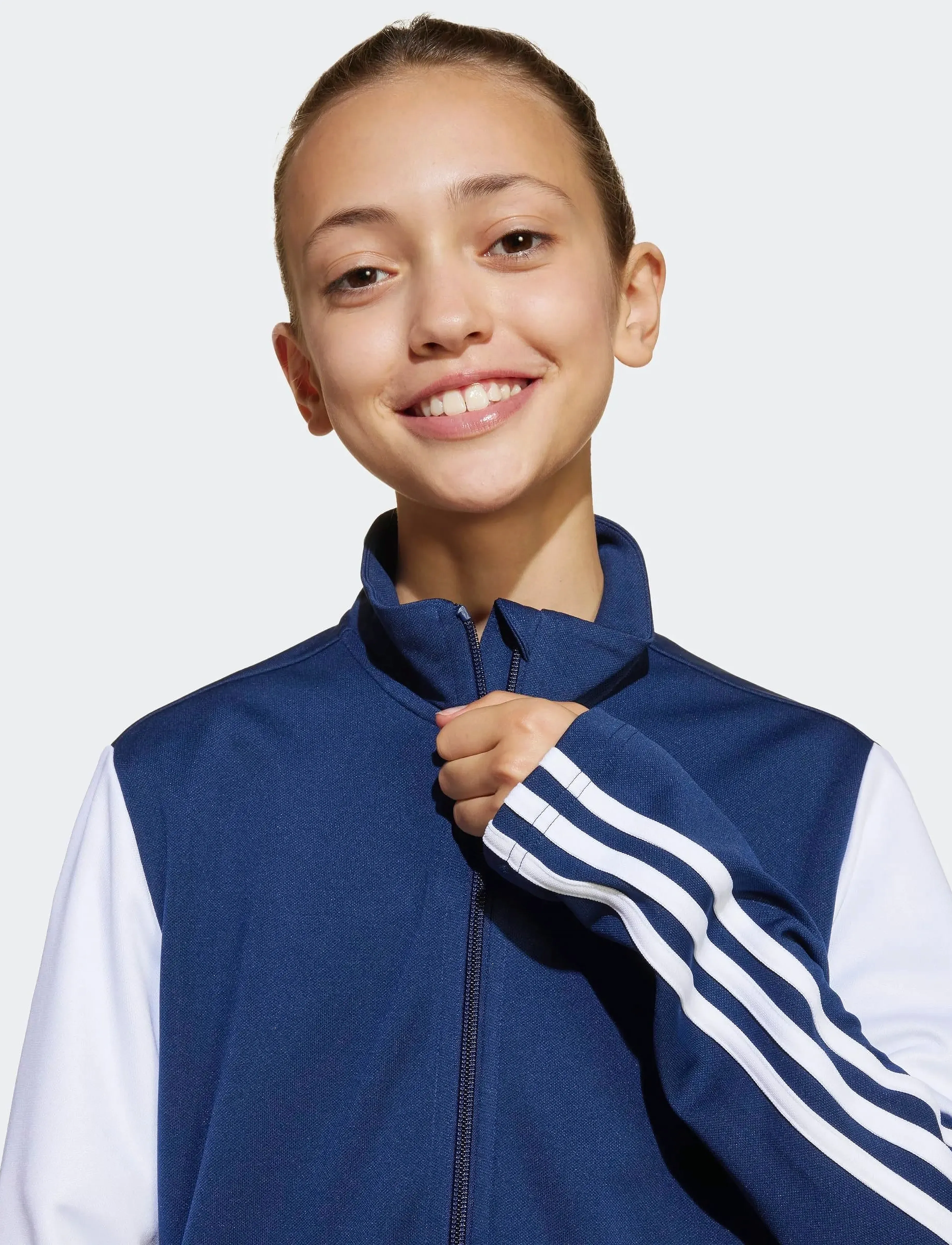 adidas Performance - SQ25 TR JKT Y - sweatshirts & kapuzenpullover - tenabl/white - 3