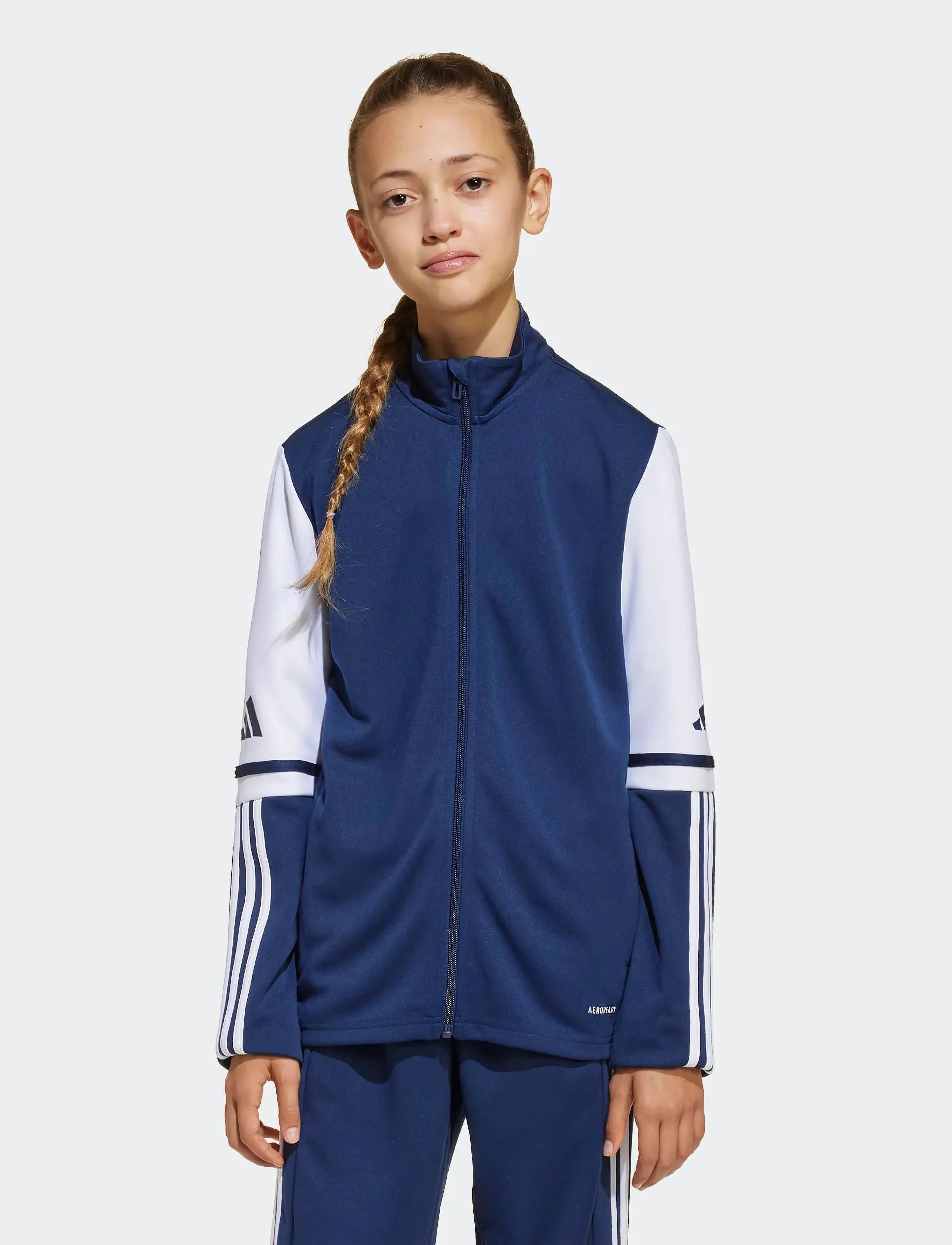 adidas Performance - SQ25 TR JKT Y - sweatshirts & kapuzenpullover - tenabl/white - 5