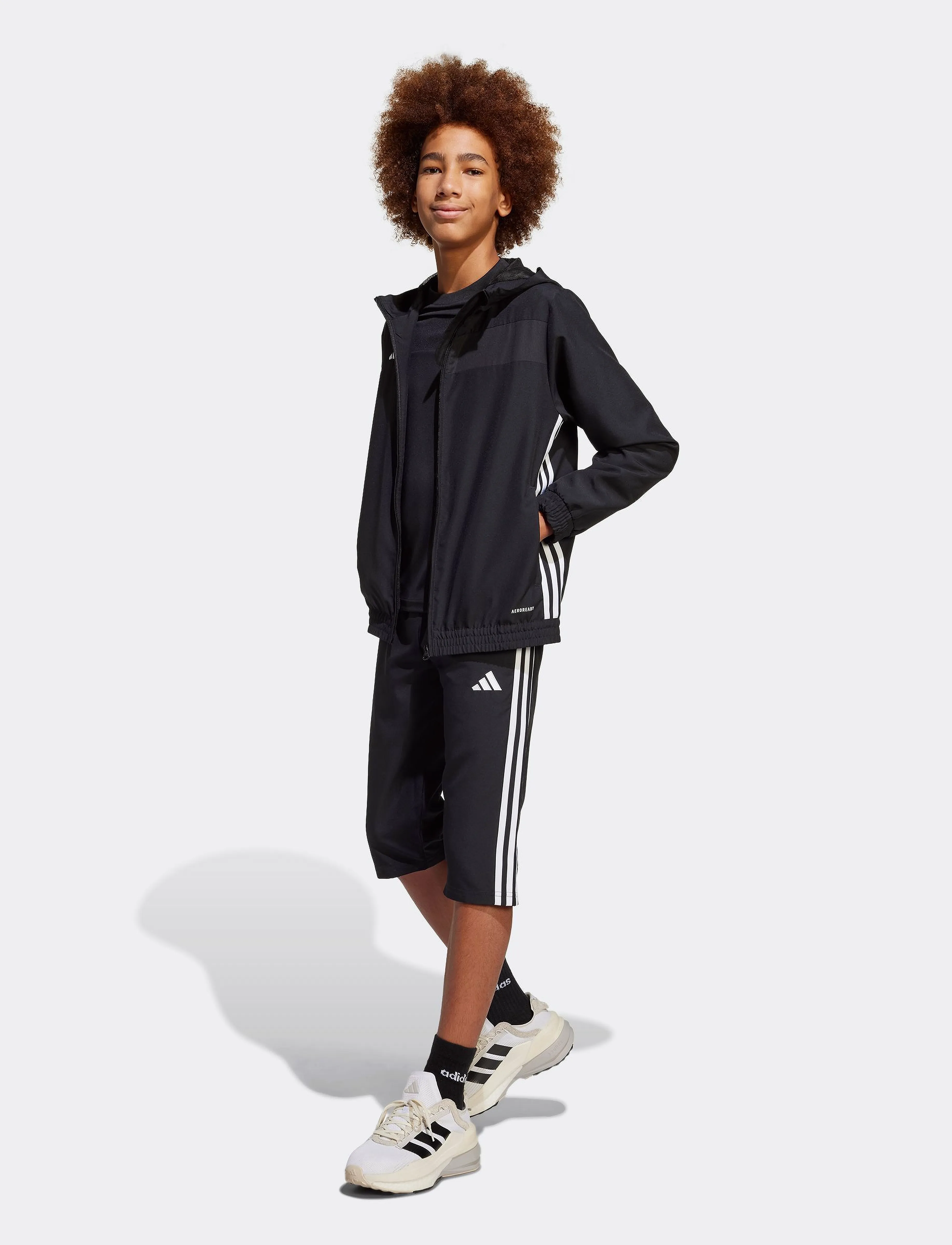adidas Performance - TIRO ESW3/4PNTY - träningsbyxor - black/white - 5