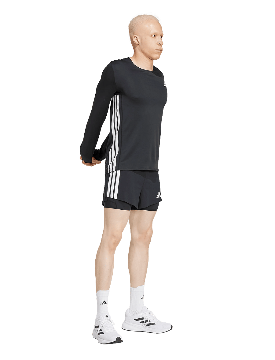 adidas Performance - ADIZERO L TEE M - langarmshirts - black - 0