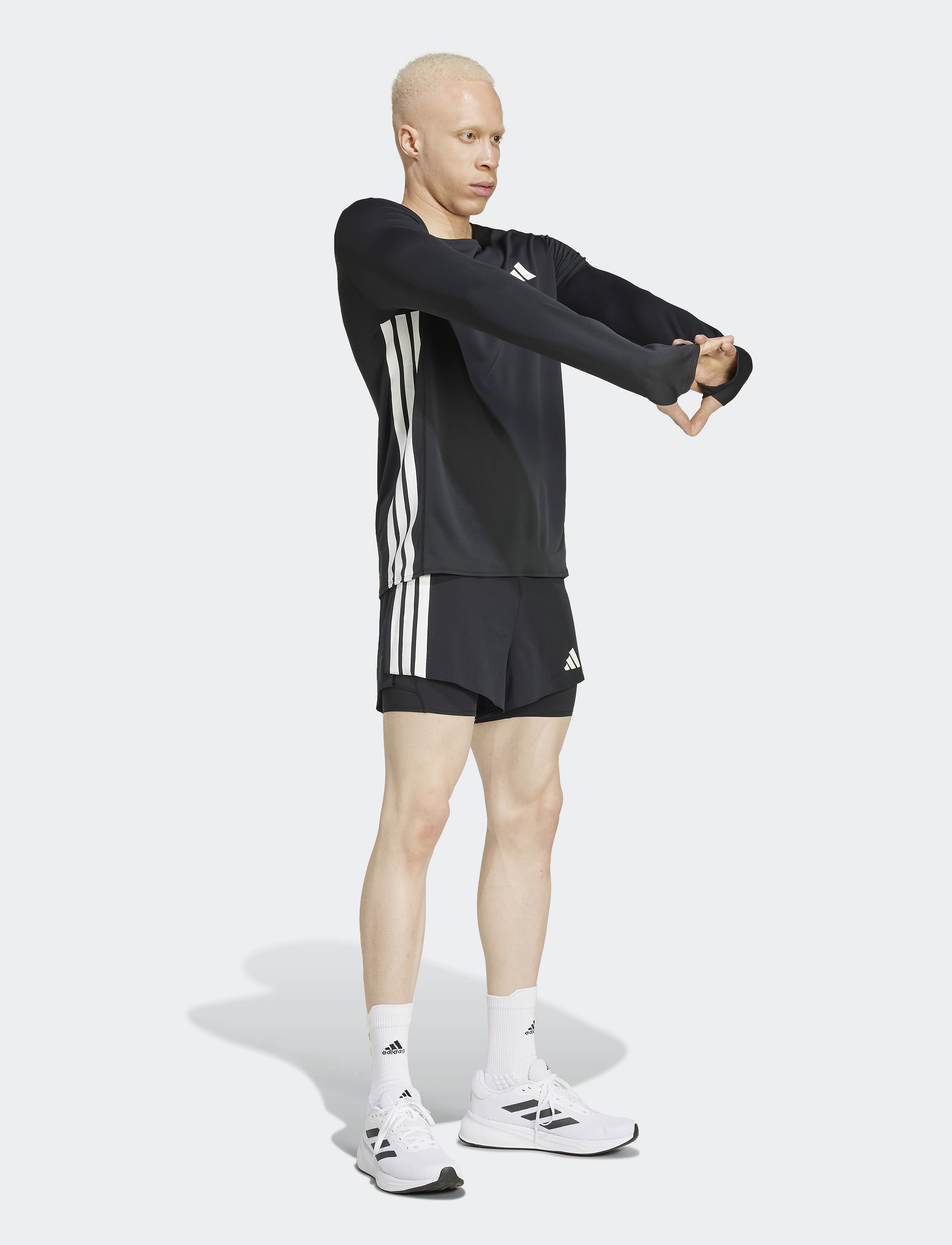 adidas Performance - ADIZERO 2i1 M - juoksushortsit - black - 0