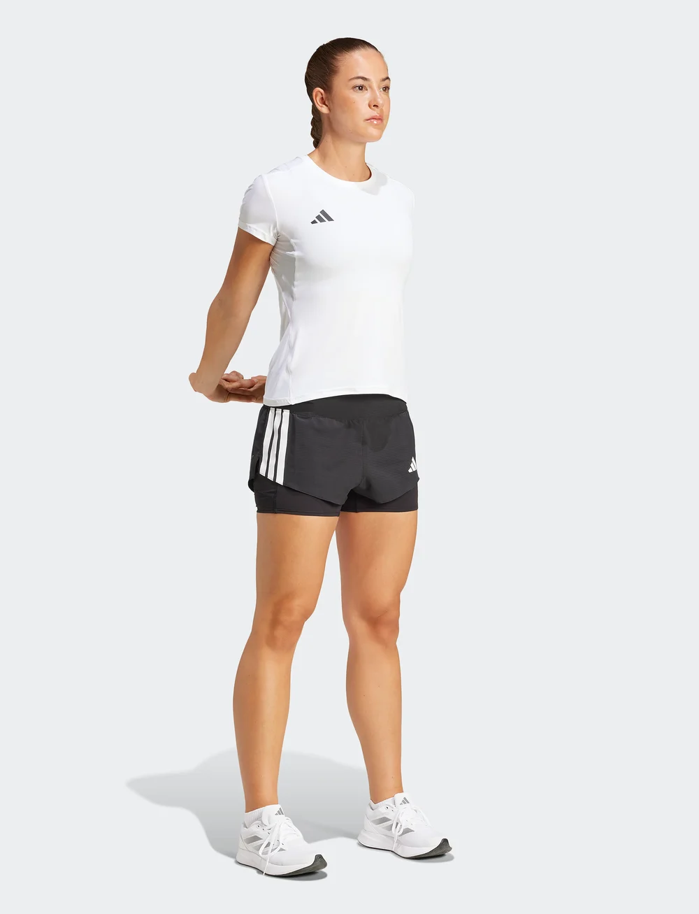 adidas Performance - ADIZERO 2i1 W - lühikesed jooksupüksid - black - 5