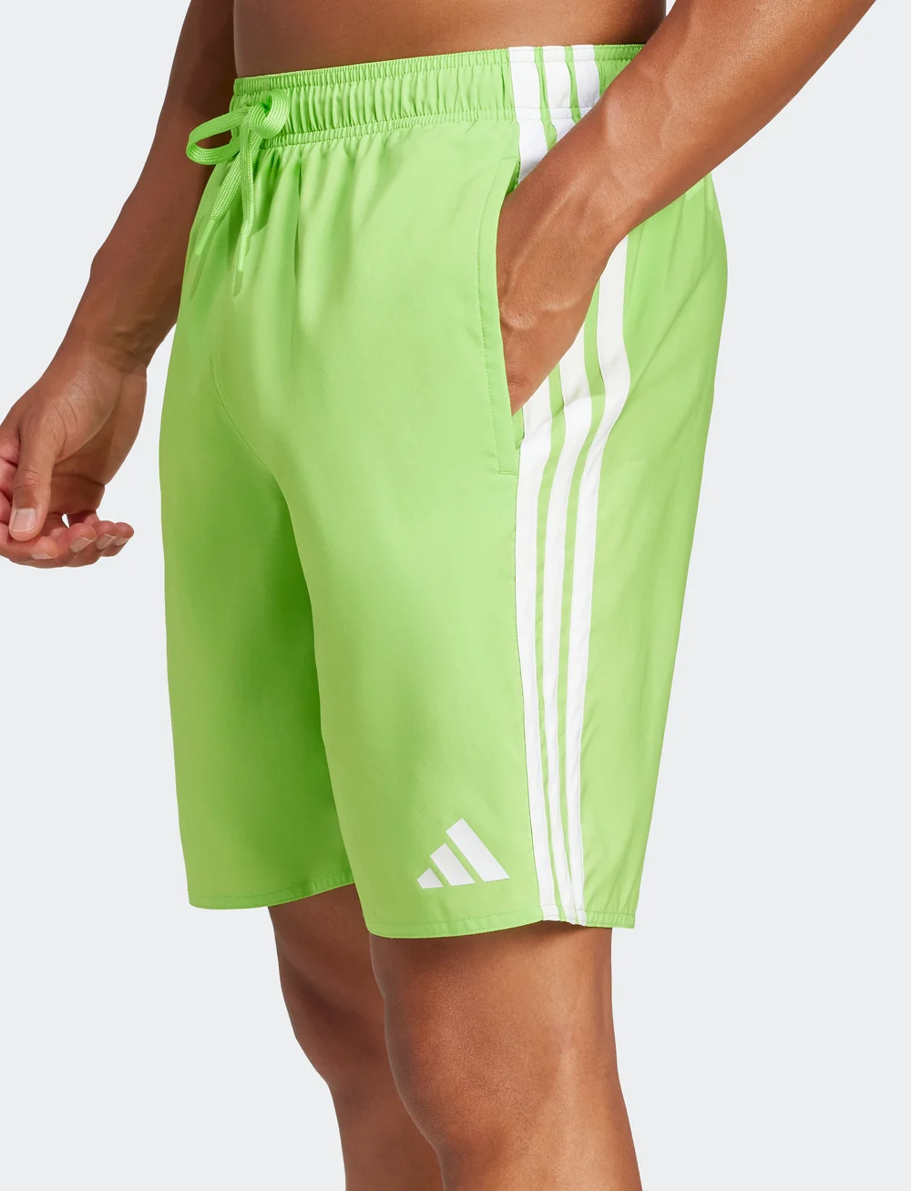 adidas Performance - 3S BLD SH 8IN - badehosen - teassg/white - 5