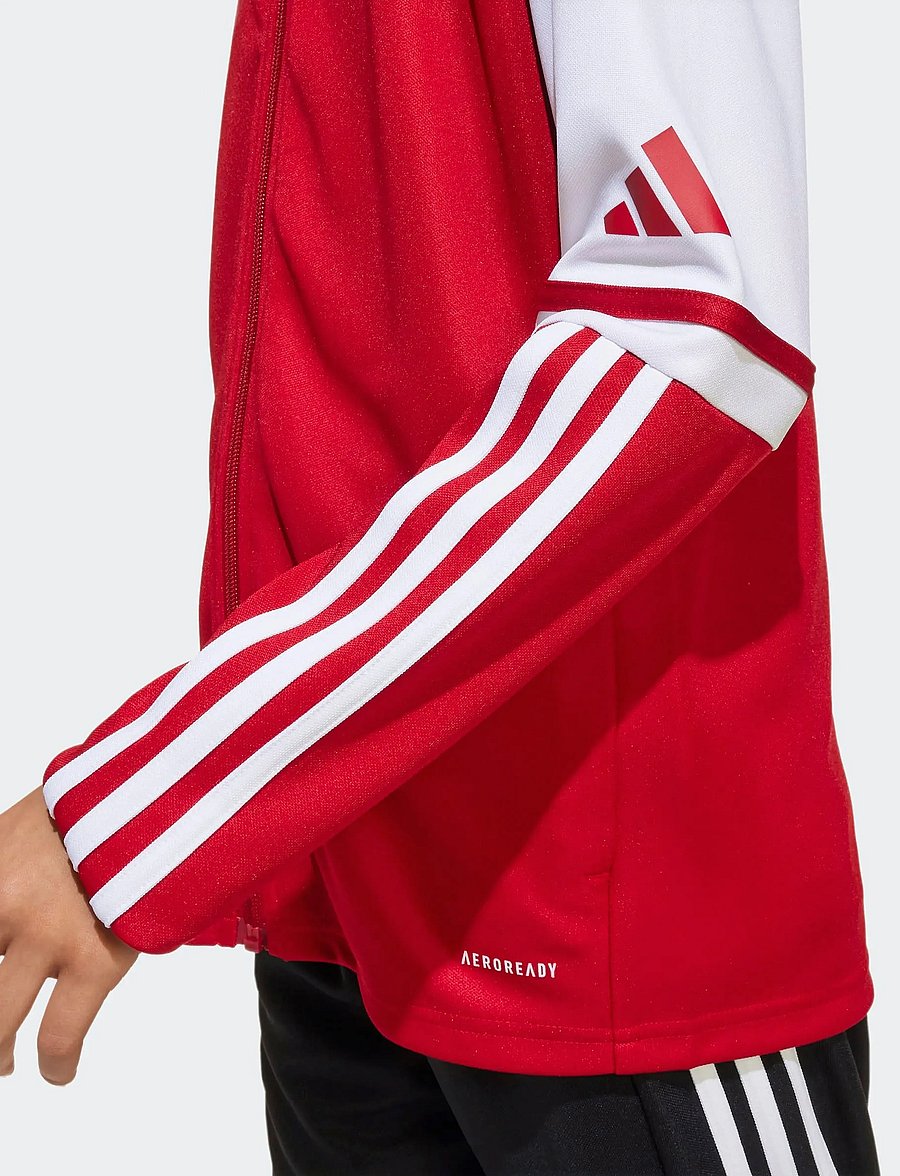 adidas Performance - SQ25 TR JKT Y - sweatshirts - tepore/white - 5