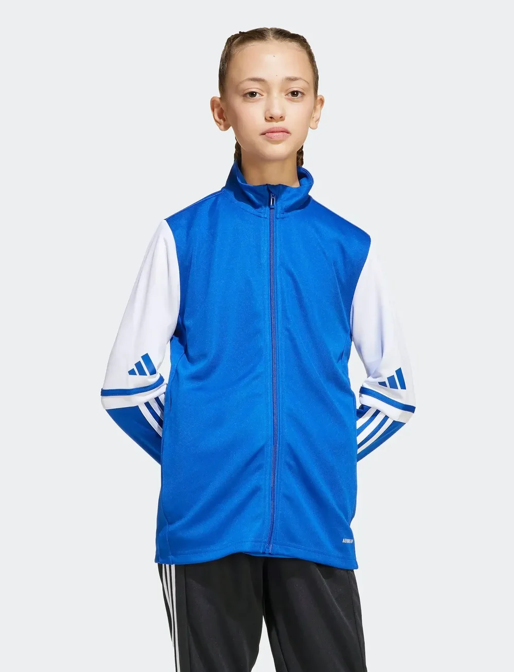 adidas Performance - SQ25 TR JKT Y - sweatshirts - royblu/white - 0