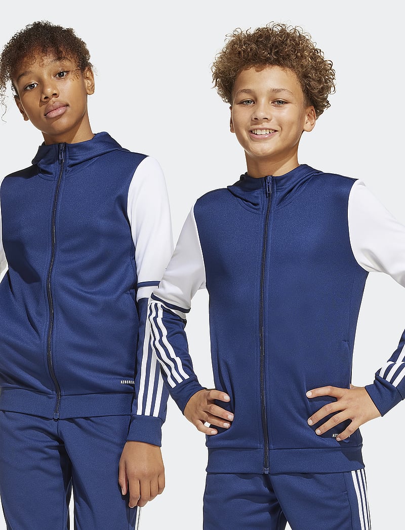 adidas Performance - SQ25 HOOD Y - džemperi ar kapuci - tenabl/white - 0