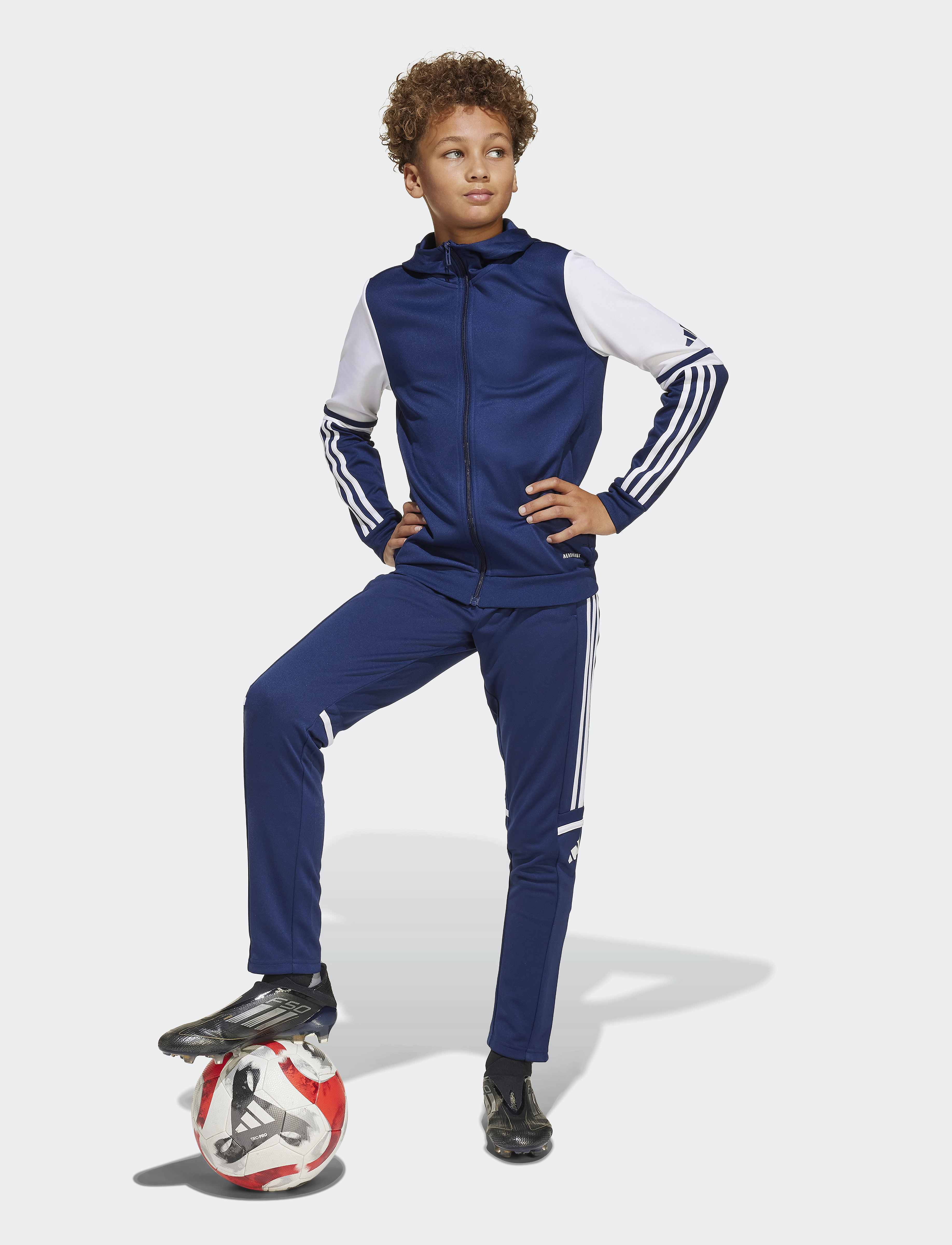 adidas Performance - SQ25 HOOD Y - hettegensere - tenabl/white - 2