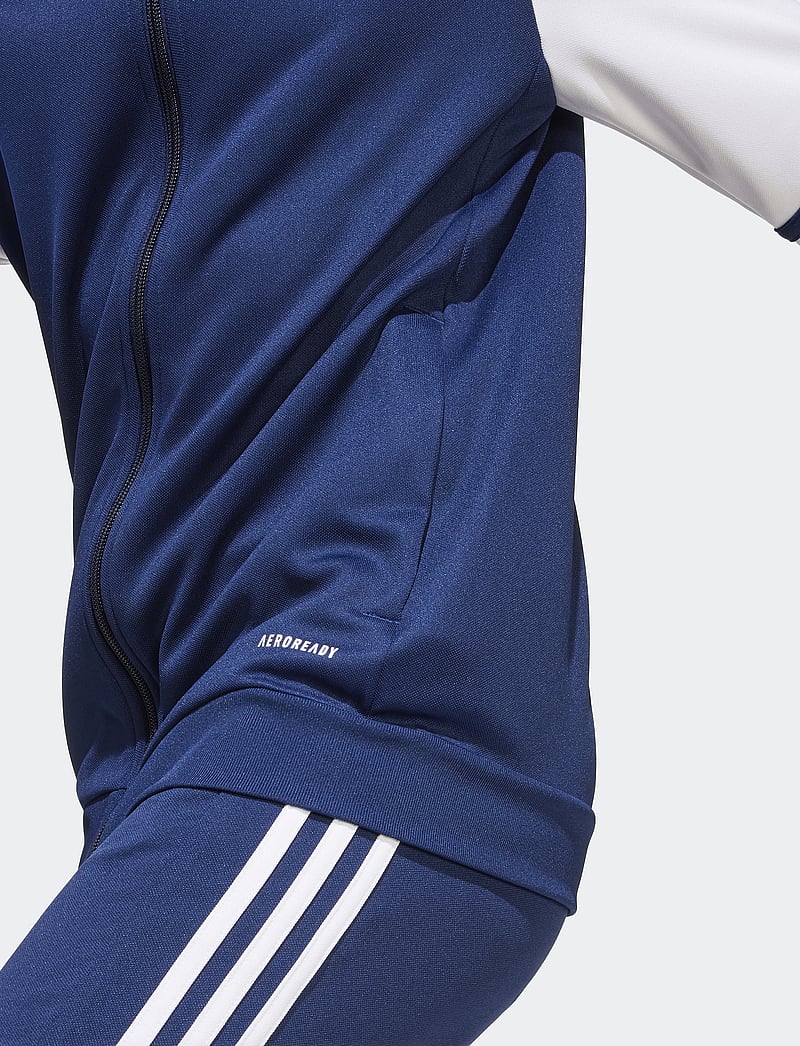 adidas Performance - SQ25 HOOD Y - džemperi ar kapuci - tenabl/white - 4