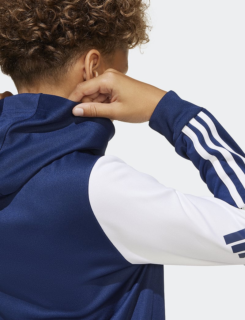 adidas Performance - SQ25 HOOD Y - džemperi ar kapuci - tenabl/white - 5