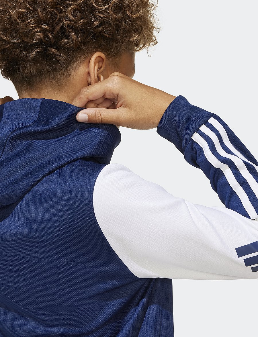 adidas Performance - SQ25 HOOD Y - džemperi ar kapuci - tenabl/white - 5