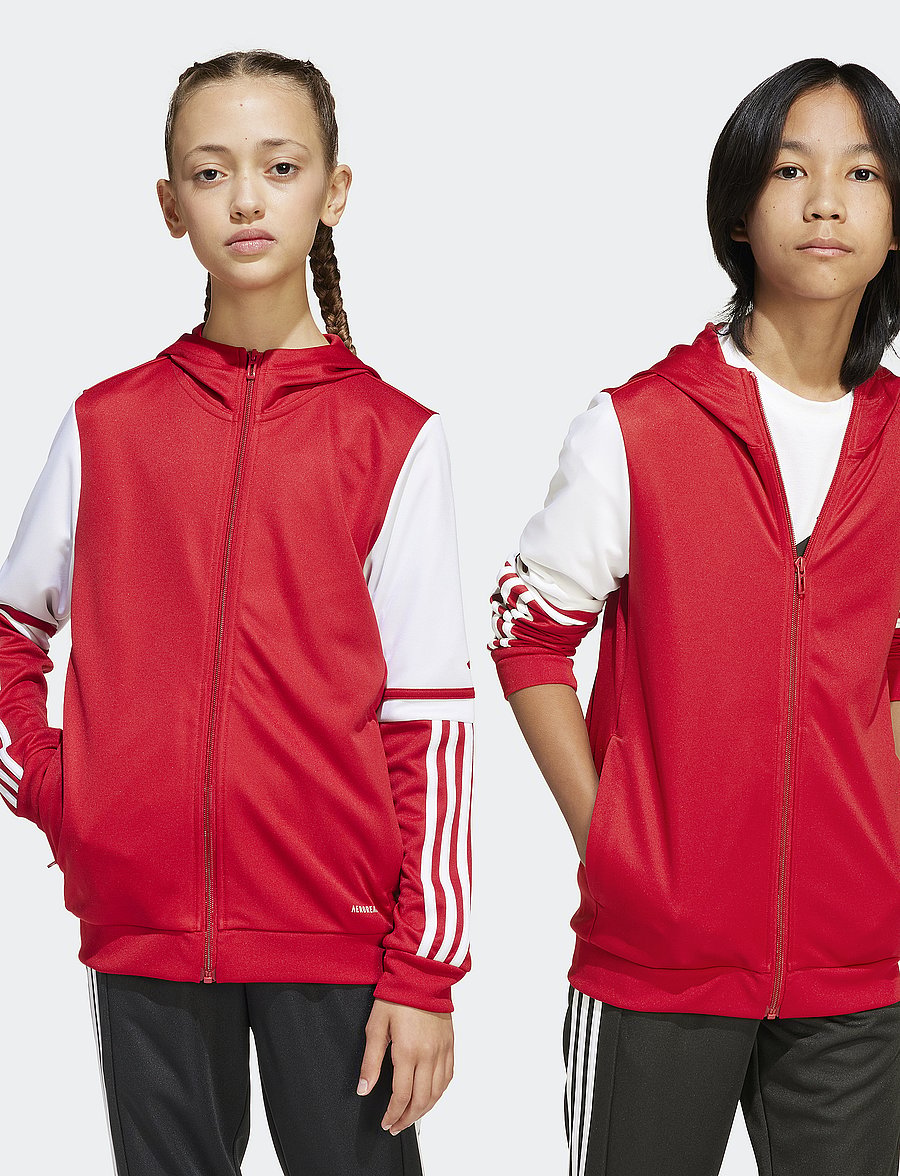 adidas Performance - SQ25 HOOD Y - kapuzenpullover - tepore/white - 0