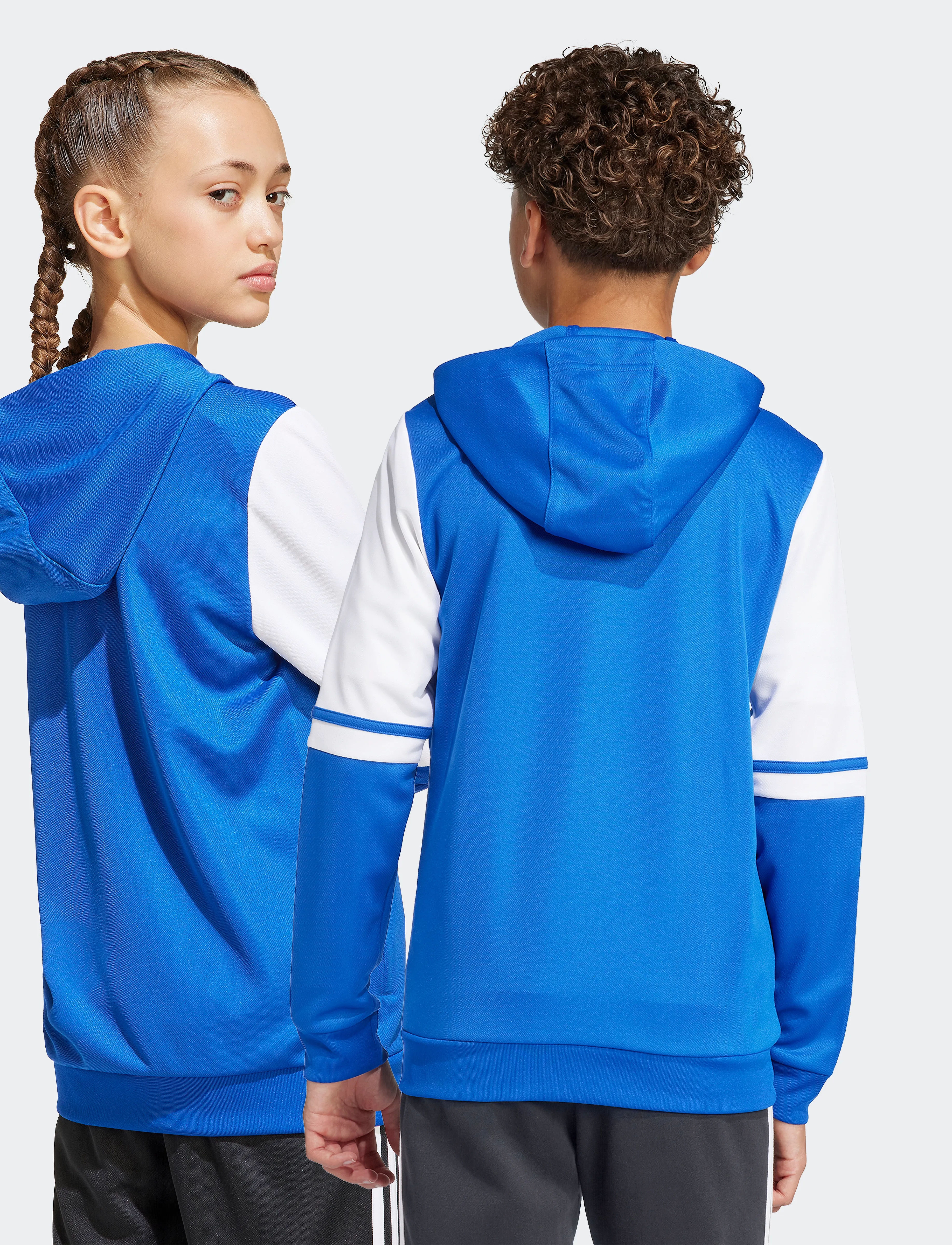 adidas Performance - SQ25 HOOD Y - hættetrøjer - royblu/white - 3