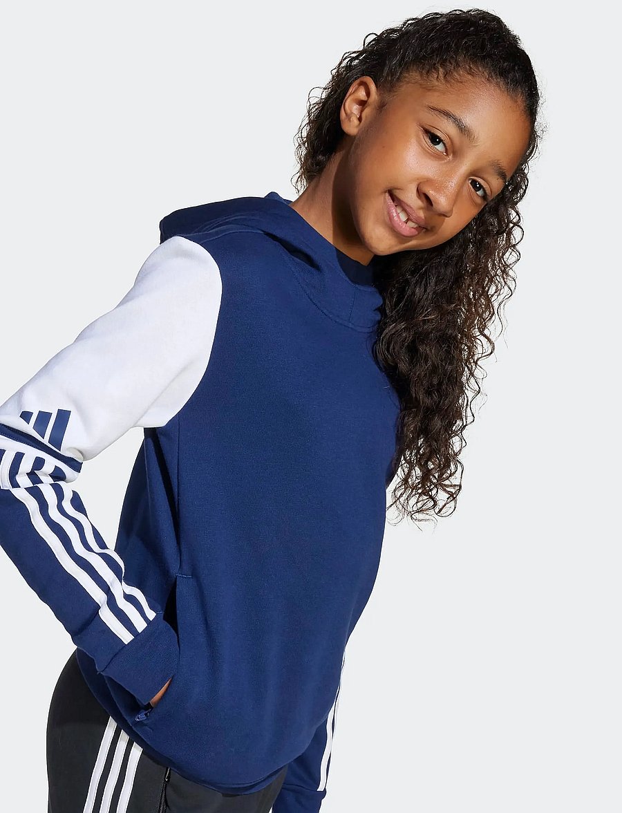 adidas Performance - SQ25 SW HOOD Y - kapuzenpullover - tenabl/white - 3