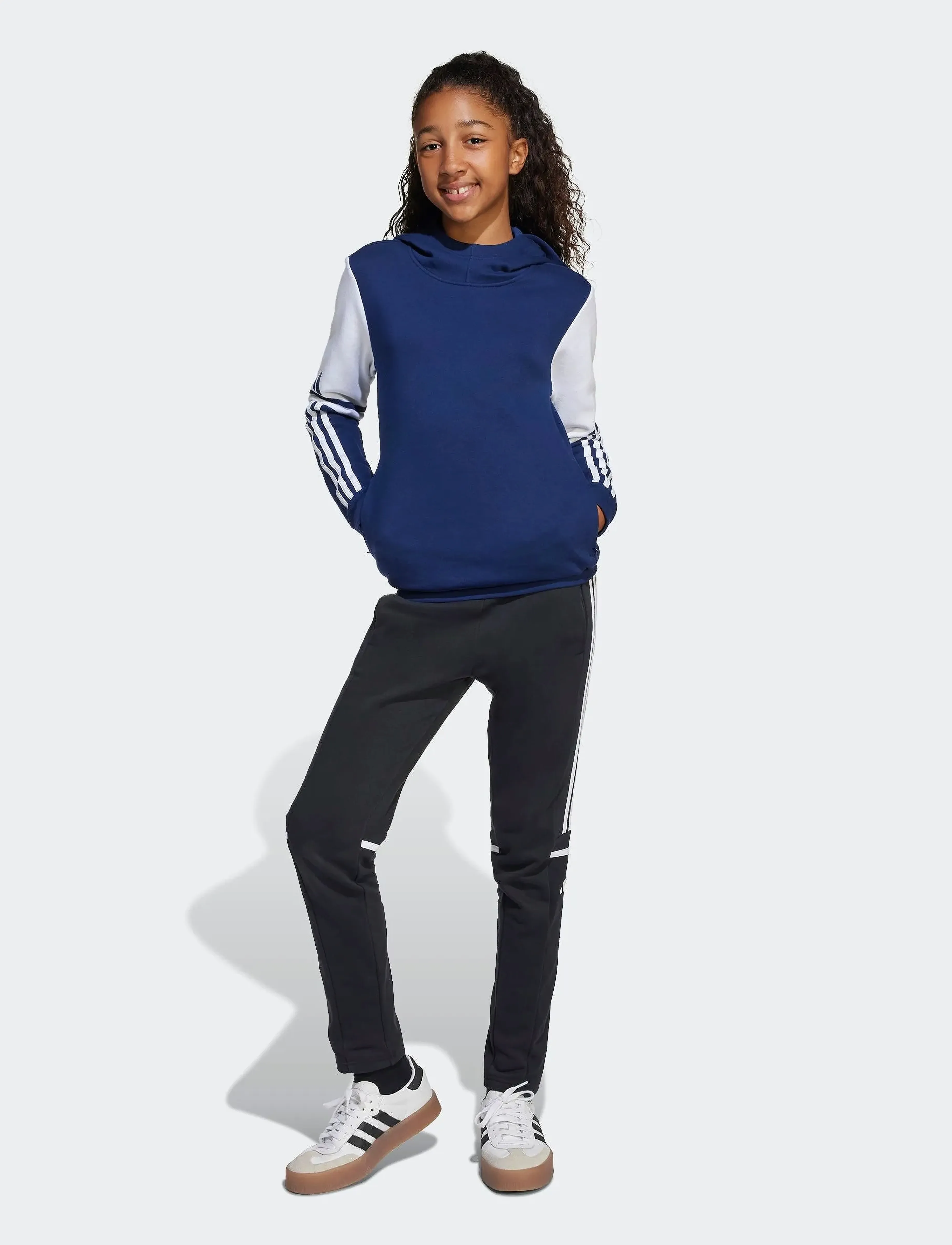 adidas Performance - SQ25 SW HOOD Y - kapuzenpullover - tenabl/white - 4