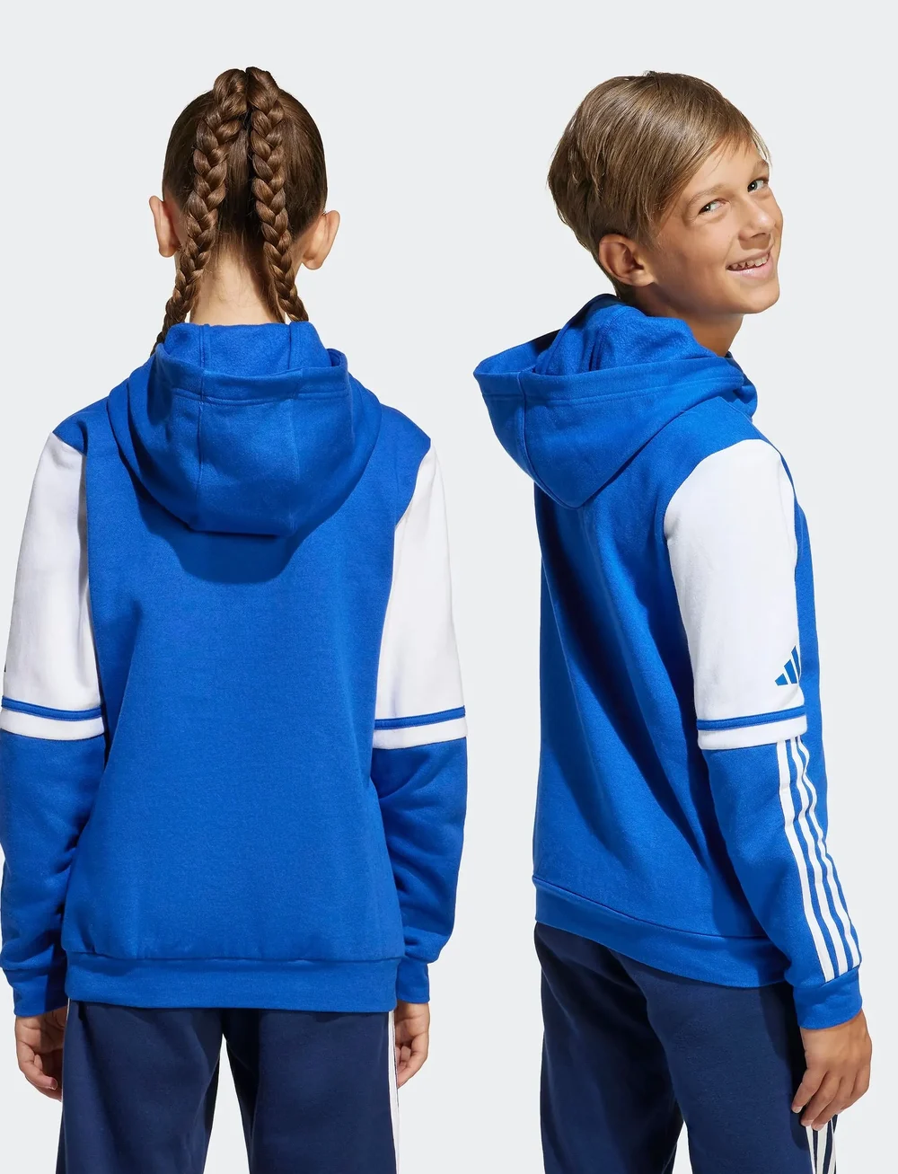 adidas Performance - SQ25 SW HOOD Y - hættetrøjer - royblu/white - 5