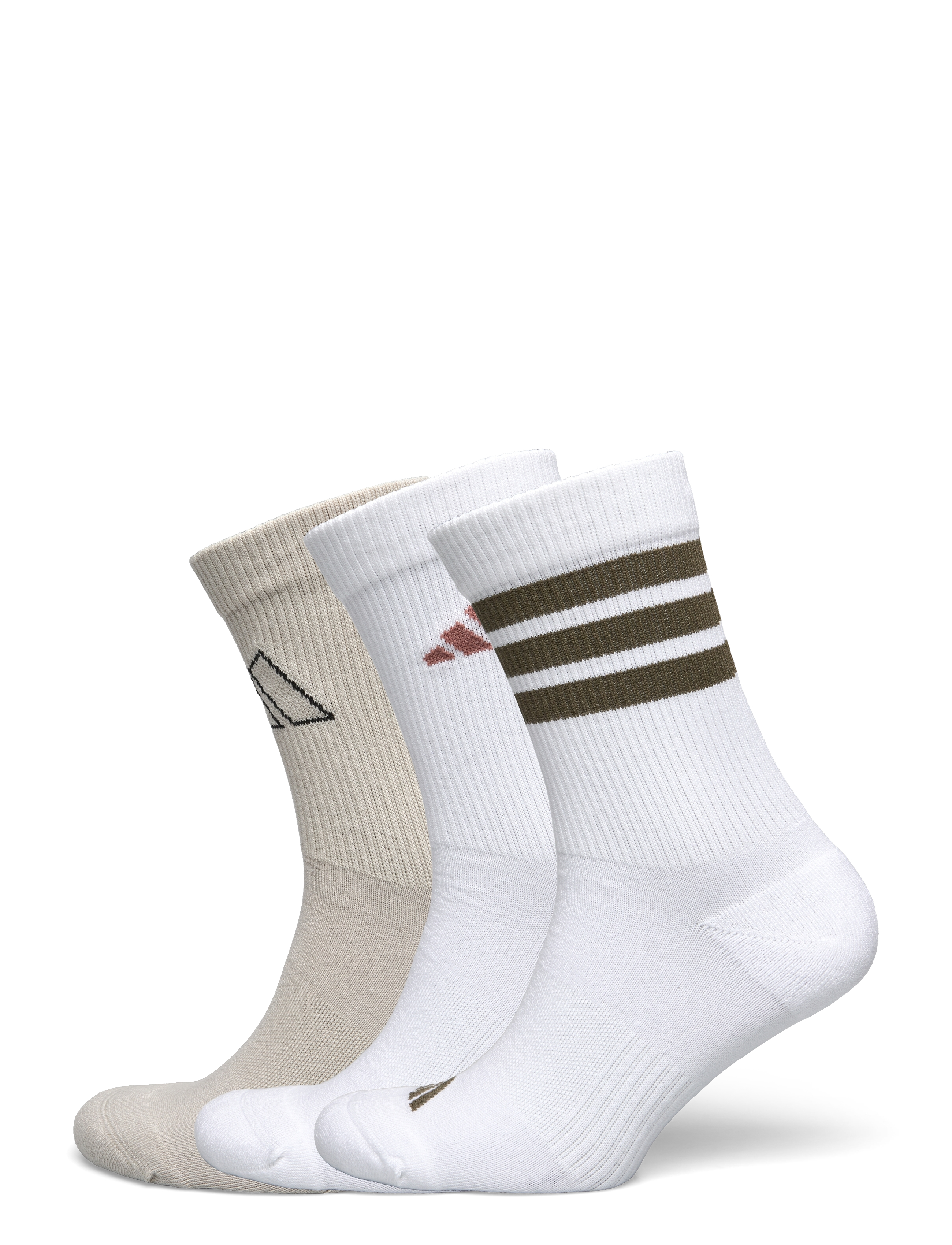 adidas Performance LOGO PACK 3PP - Strømper - WHITE/WHITE/WONALU / multi