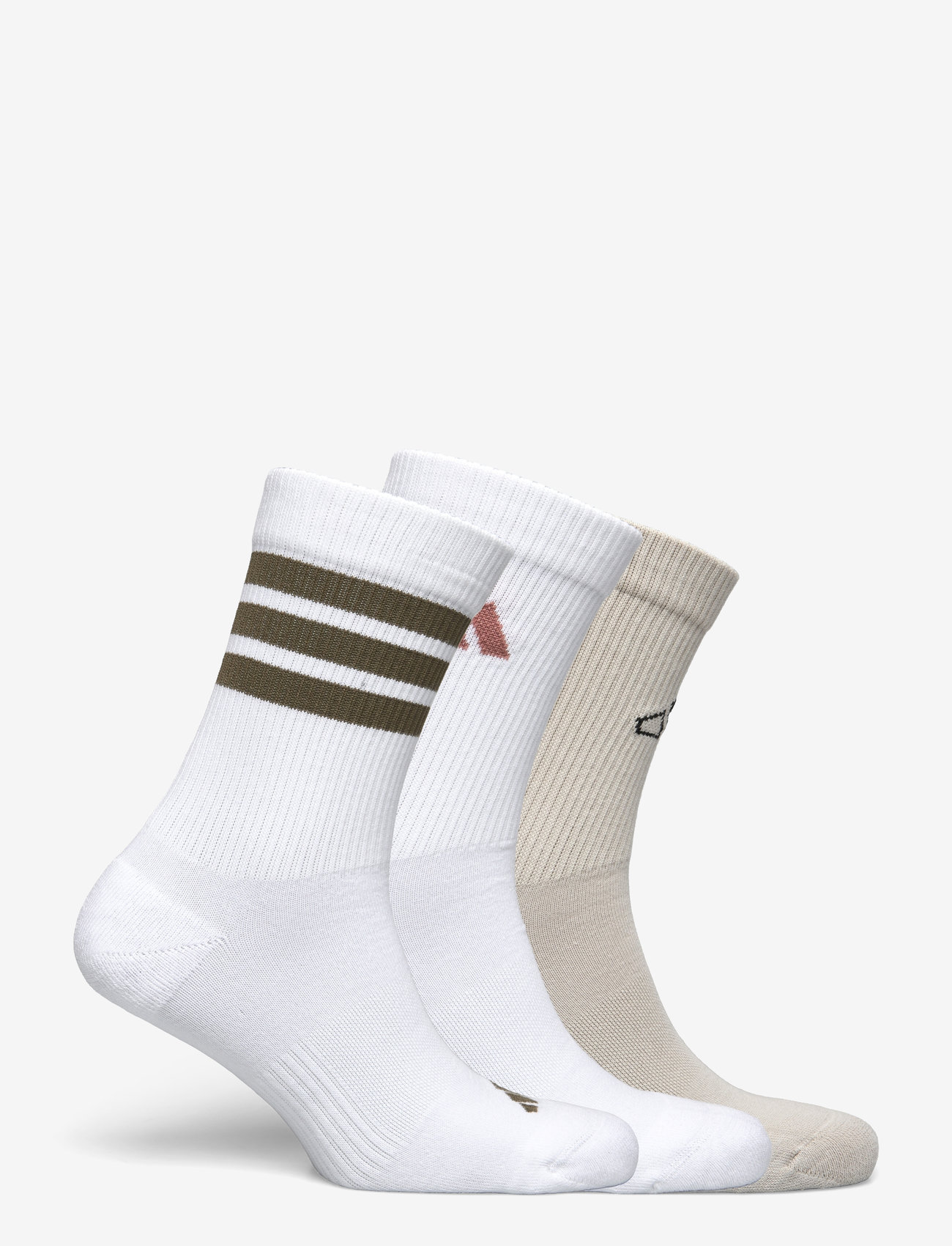 adidas Performance - LOGO PACK 3PP - laveste priser - white/white/wonalu - 1