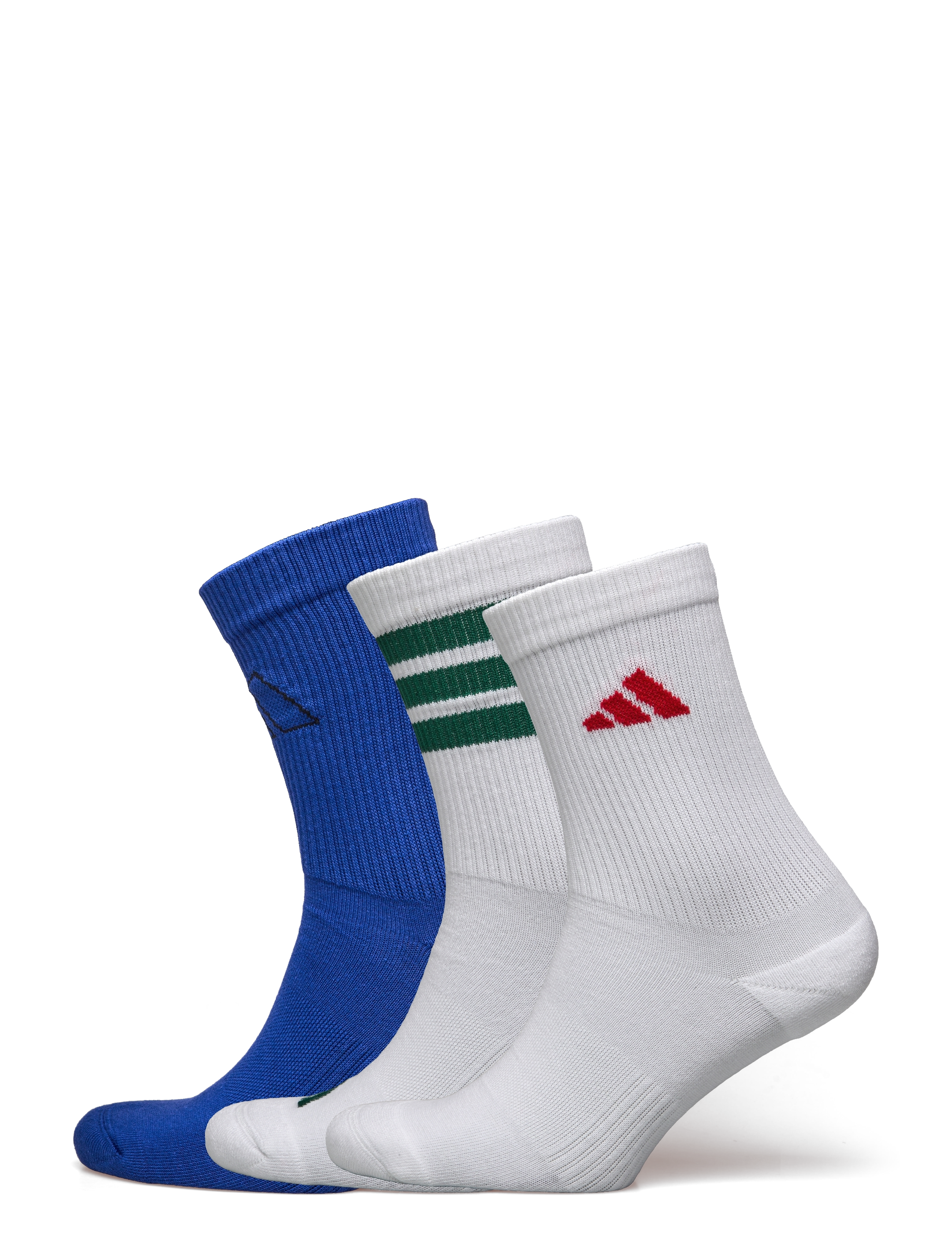 adidas Performance LOGO PACK 3PP - Strømper - WHITE/WHITE/ROYBLU / multi