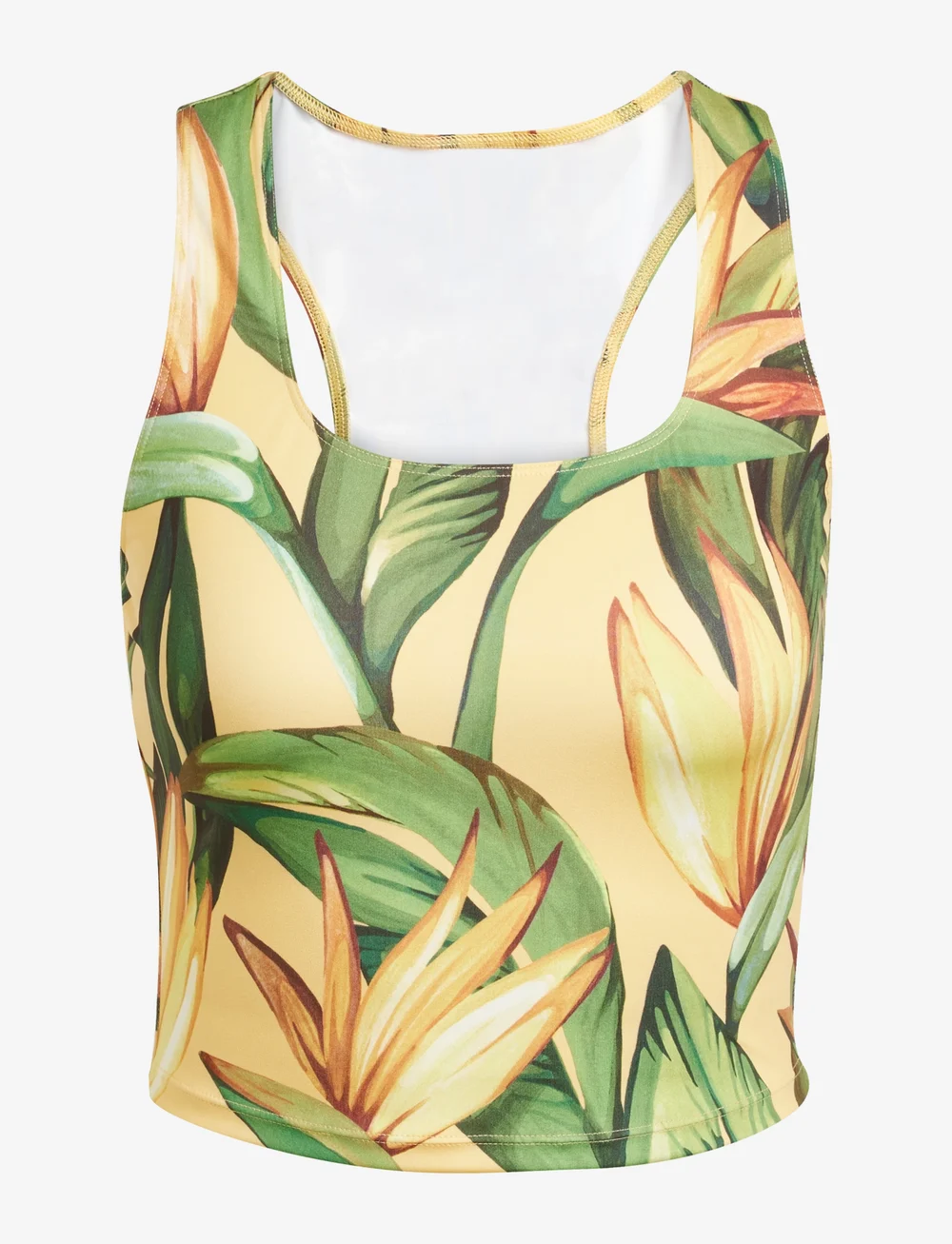 adidas Performance - FARM TRN TANK - crop-tops - semspa/bogold/seflgr - 1