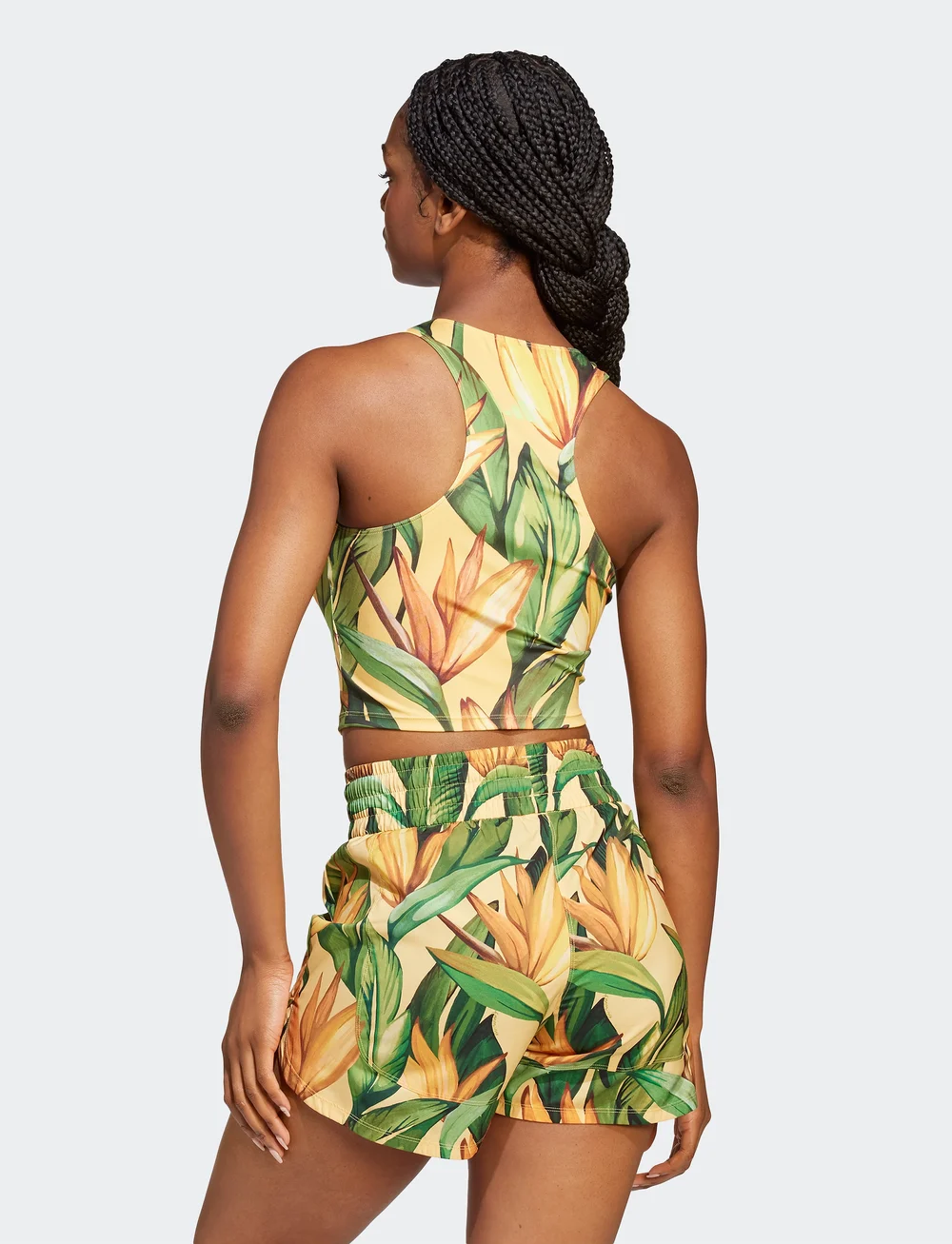 adidas Performance - FARM TRN TANK - crop-tops - semspa/bogold/seflgr - 2