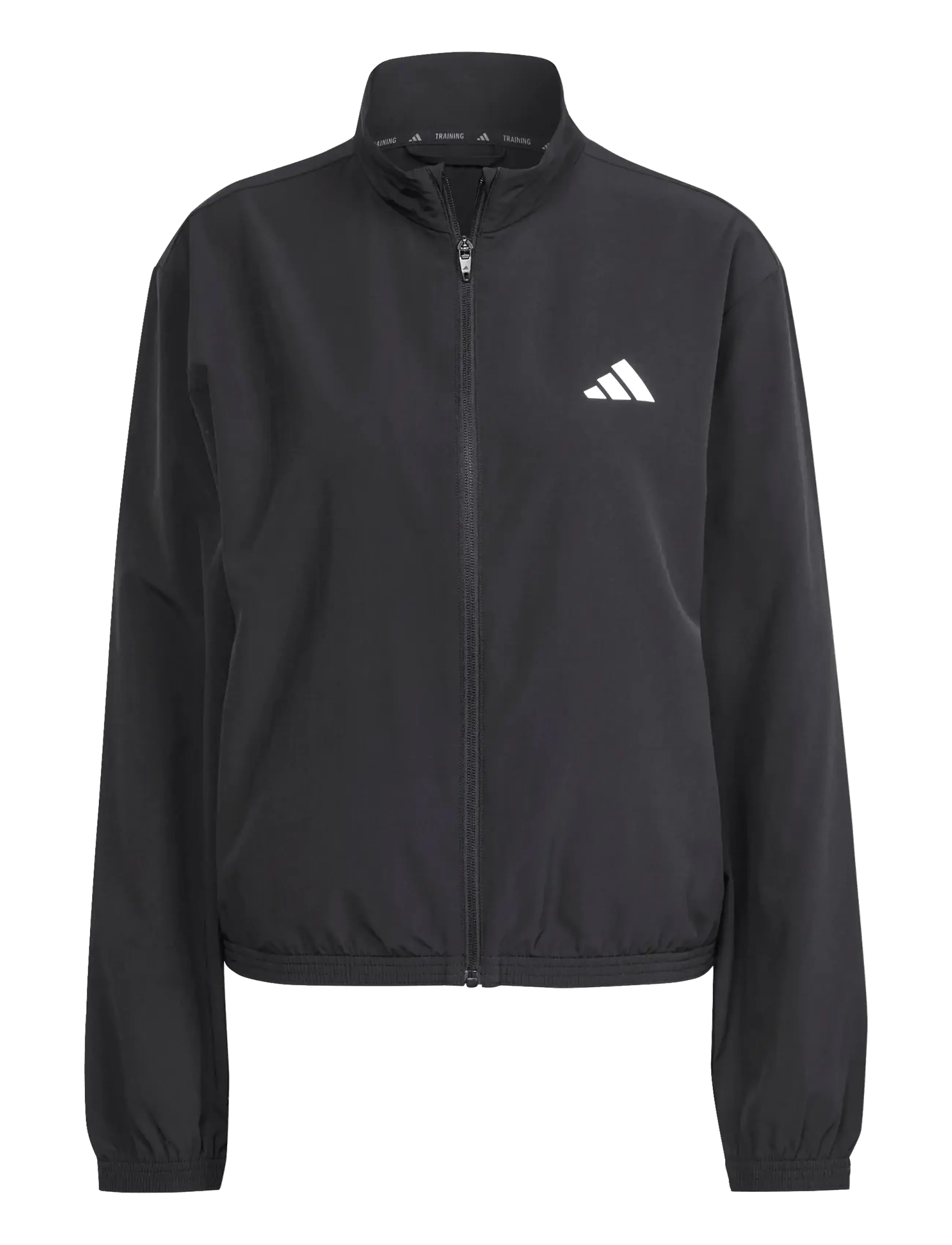 adidas Performance WE 3S WOVEN JKT - adidas - BLACK/WHITE / black