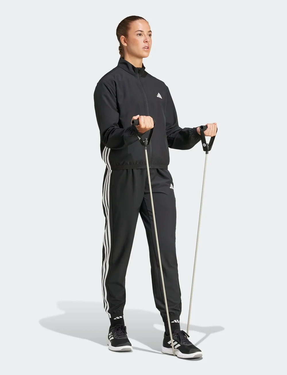 adidas Performance - WE 3S WOVEN JKT - sportjacken - black/white - 0