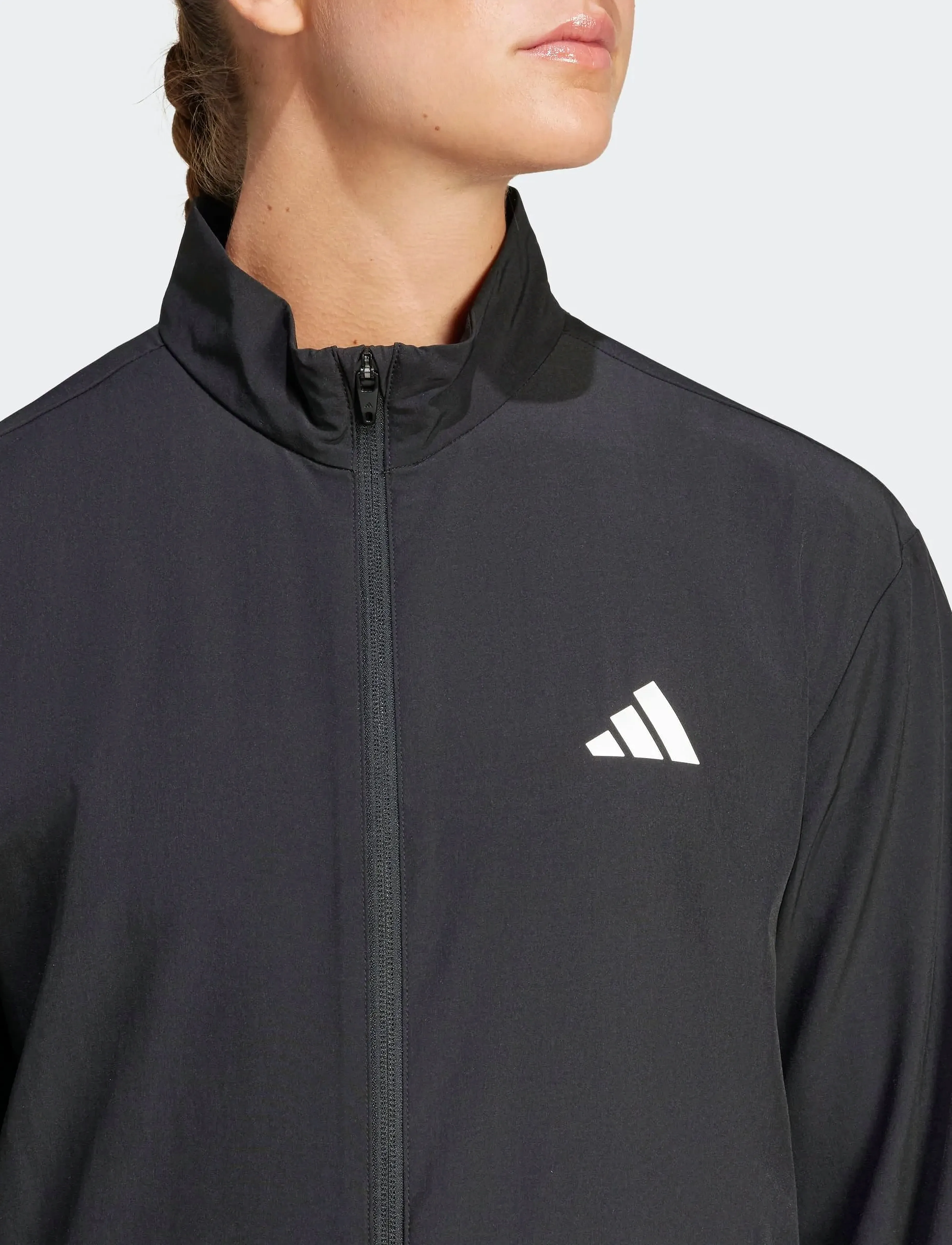 adidas Performance - WE 3S WOVEN JKT - sportsjakker - black/white - 2