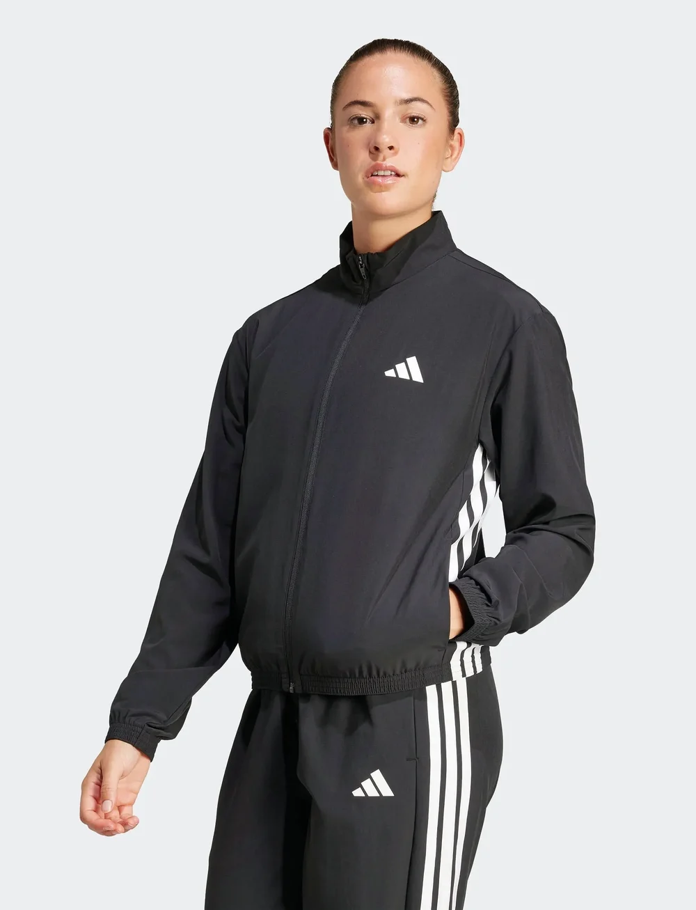 adidas Performance - WE 3S WOVEN JKT - sportjacken - black/white - 4