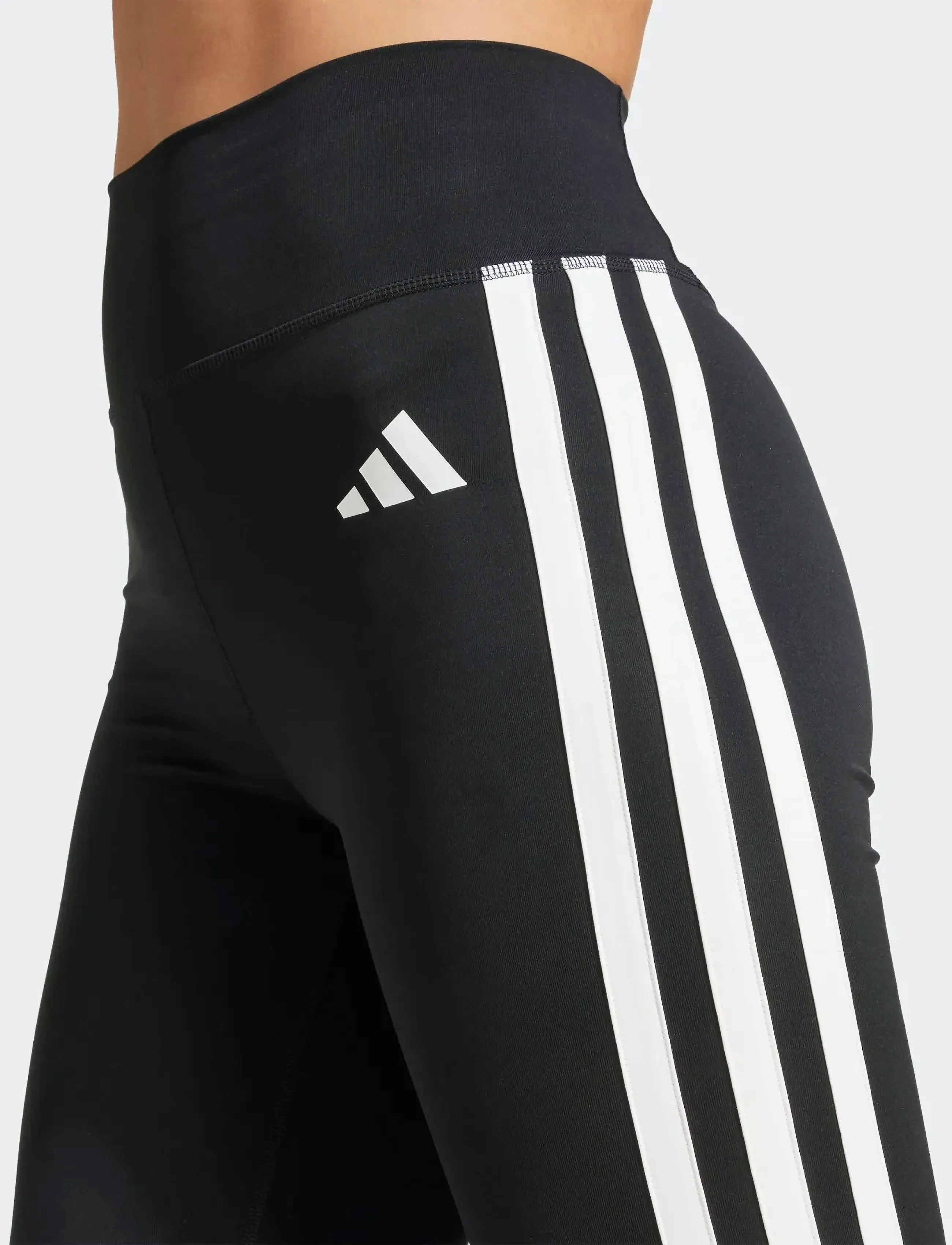 adidas Performance - OPT ESS 3S FLAR - trainingstights - black/white - 4