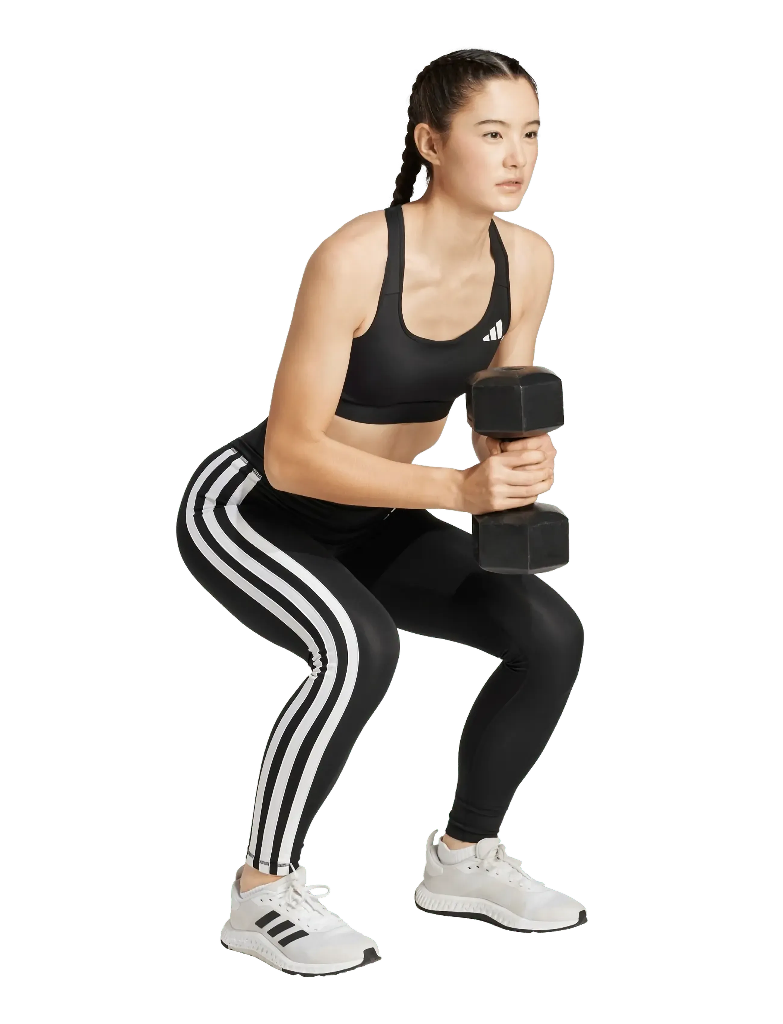 adidas Performance OPT ESS 3S L - adidas Performance - BLACK/WHITE / black