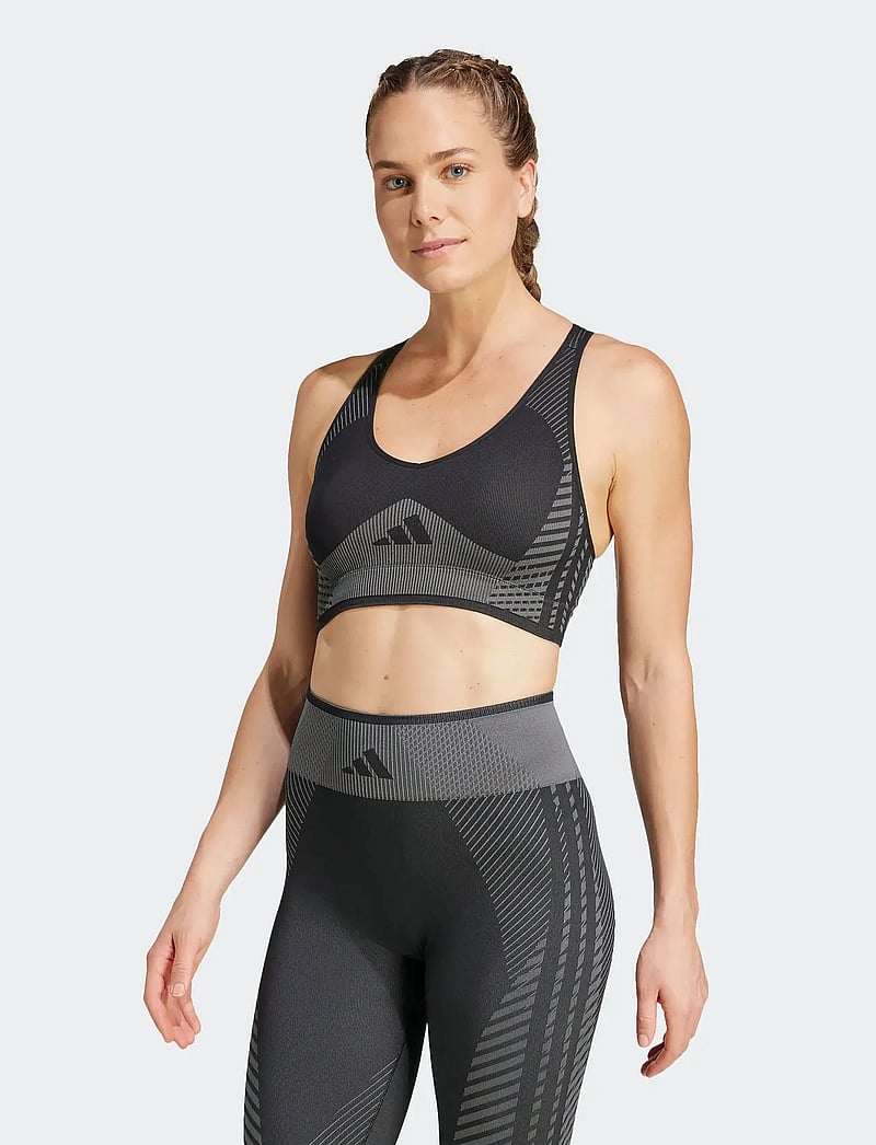 adidas Performance - ARKNT LS BRA - leichter halt - black/gresix - 0