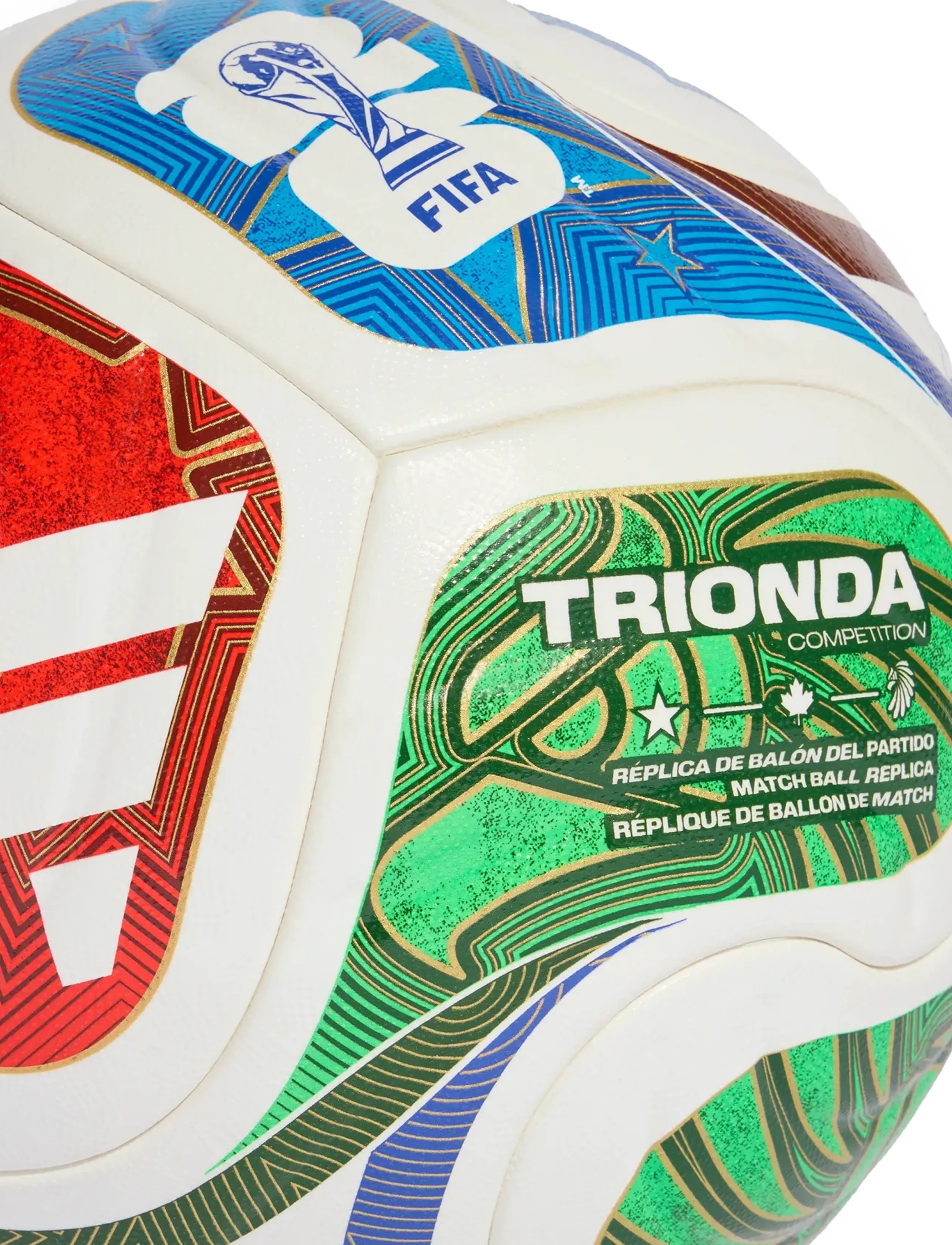 adidas Performance - WC COM - jalgpallid - white/solblu/hirere/f - 3
