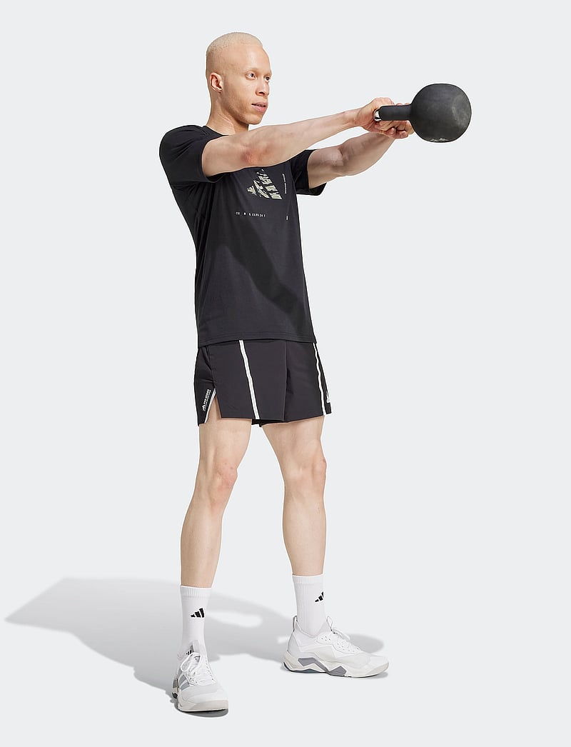 adidas Performance - M BOX LOGO G T - t-särgid - black - 0