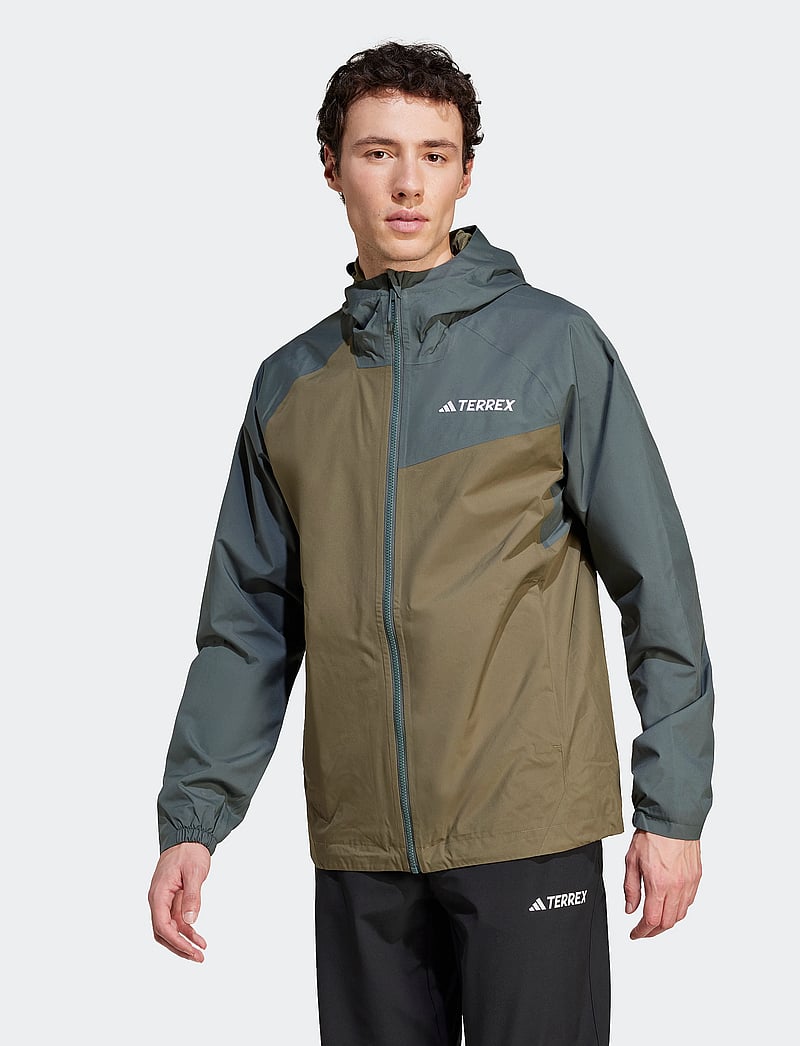 adidas Performance - MULTI 2L RAIN J - välijoped - olistr/legivy - 0