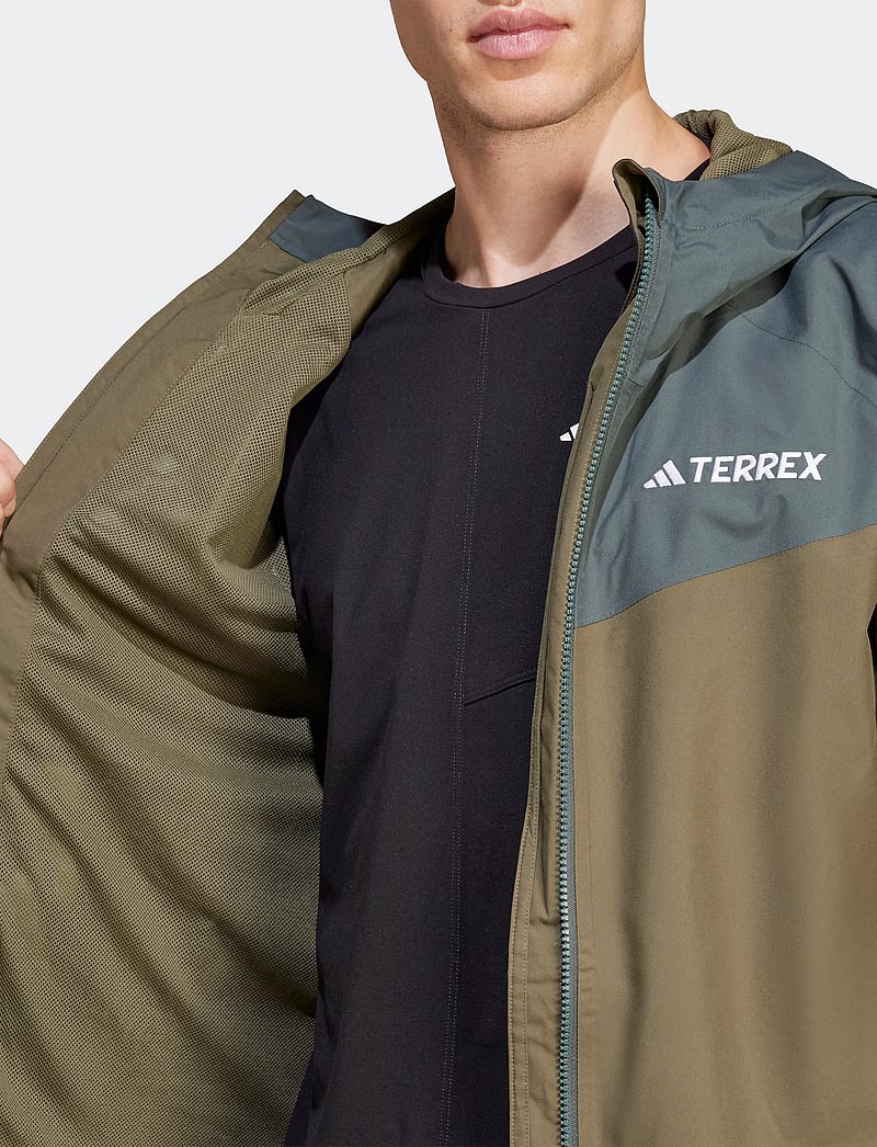 adidas Performance - MULTI 2L RAIN J - välijoped - olistr/legivy - 5