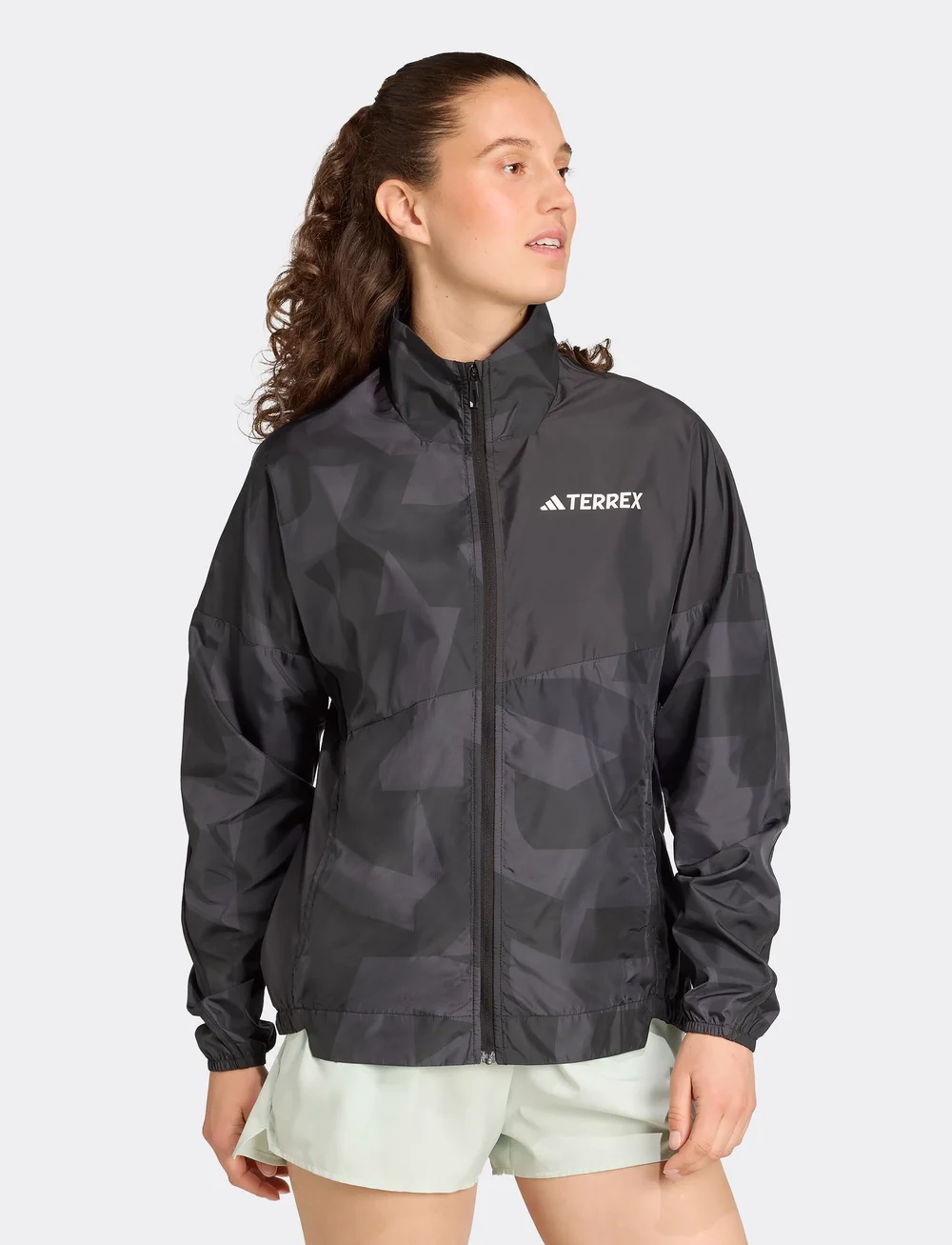 adidas Performance - W MT P WIND J - friluftsjakker - black/carbon - 0