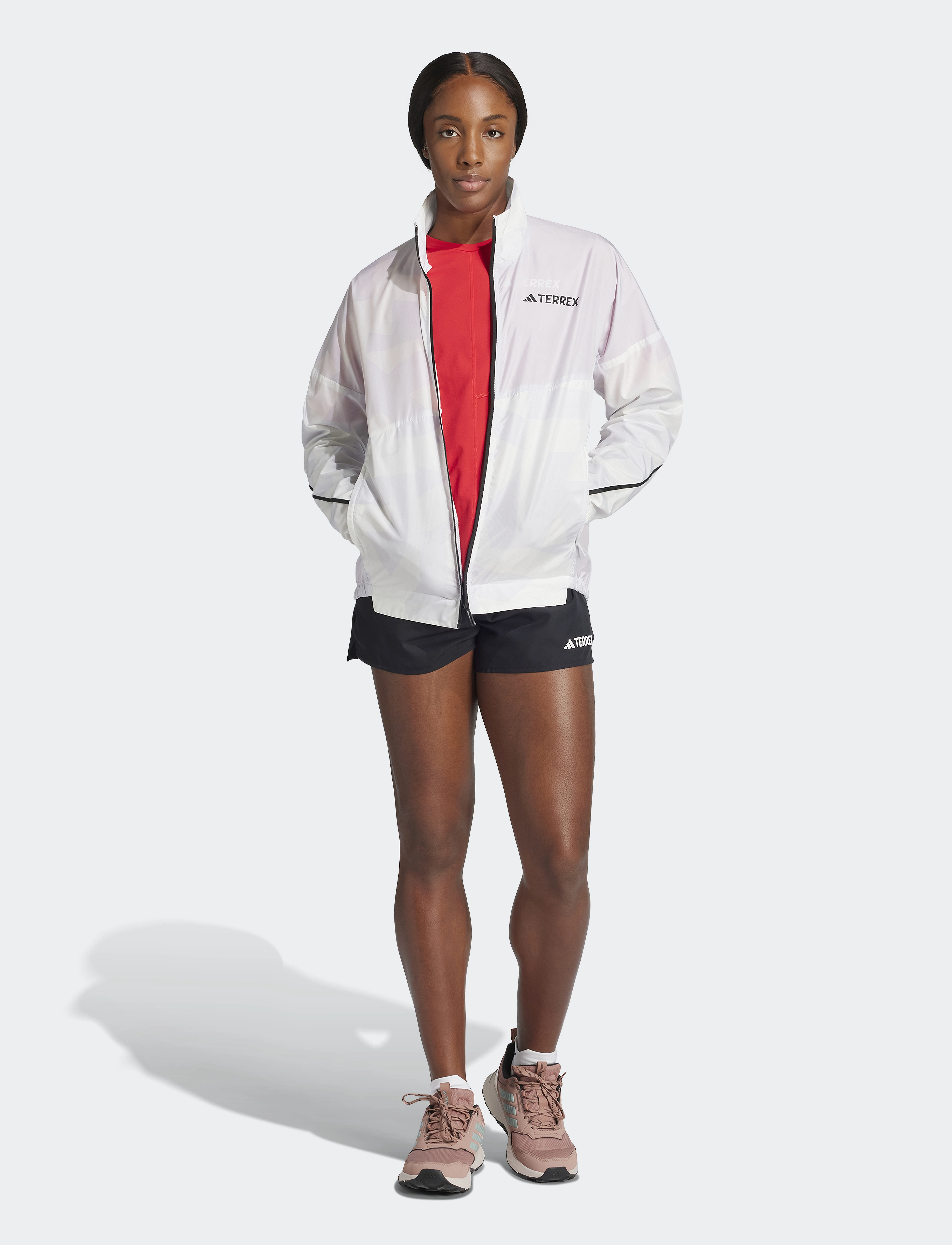 adidas Performance - W MT P WIND J - dshgry/white - 5
