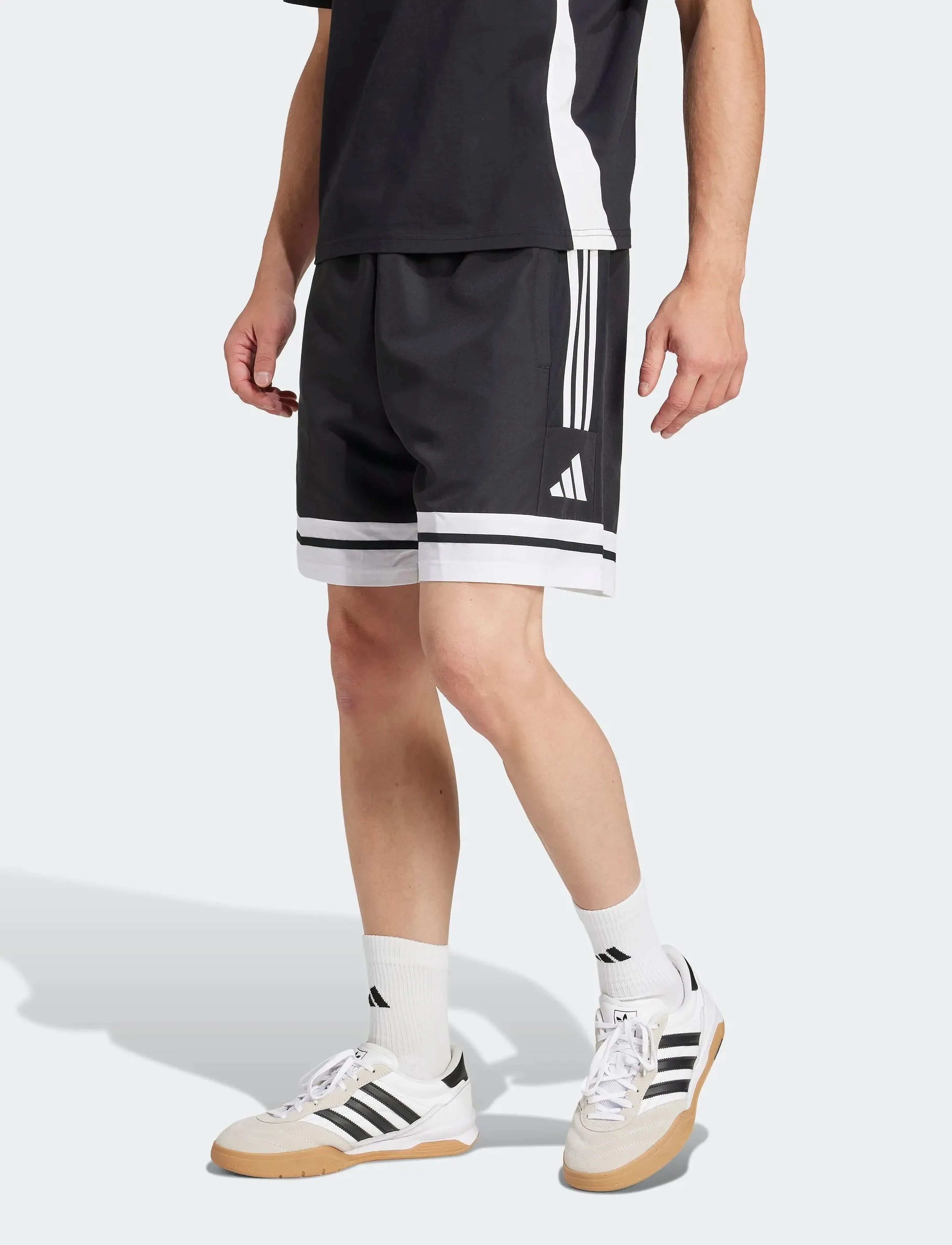 adidas Performance - SQ25 DT SHO - trainingsshorts - black/white - 5