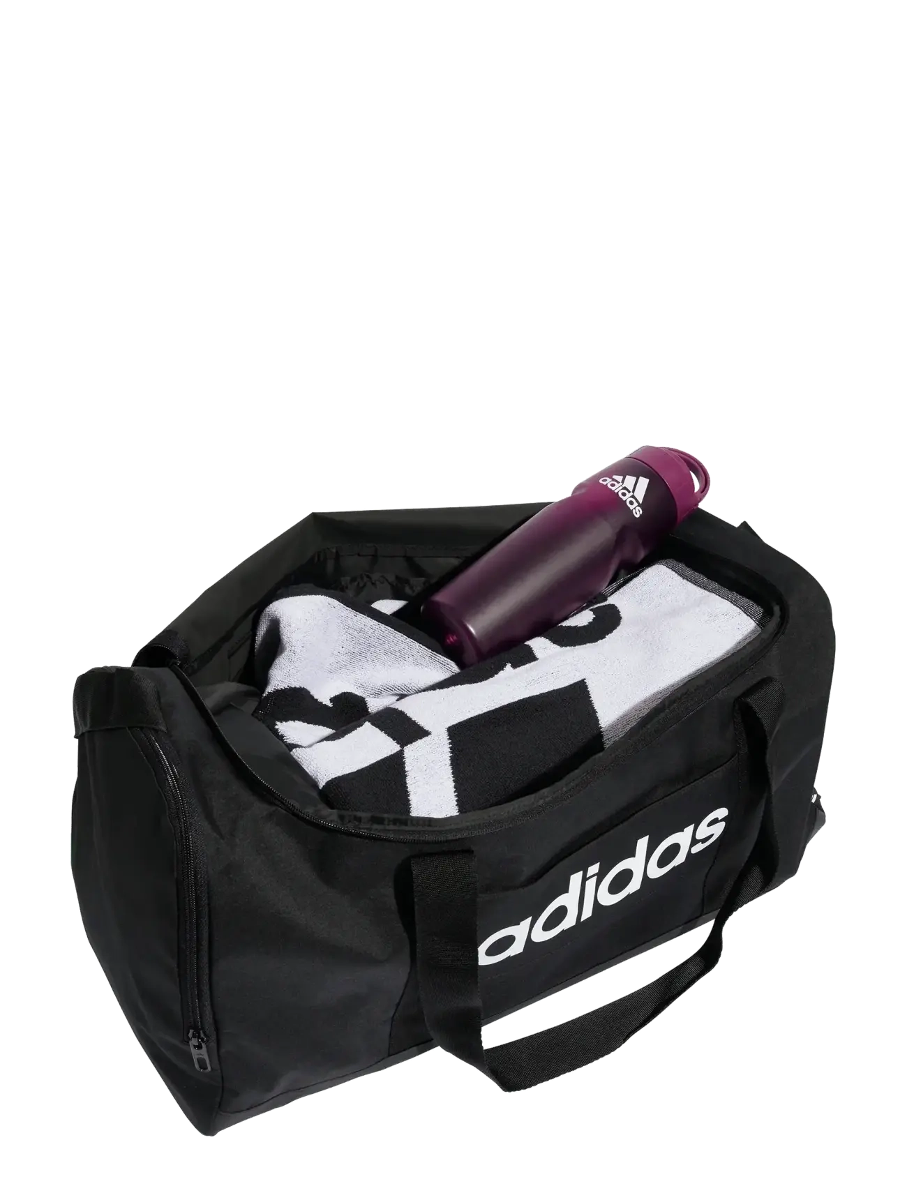 adidas Performance - LINEAR DUFFEL M - lowest prices - black/black/white - 2